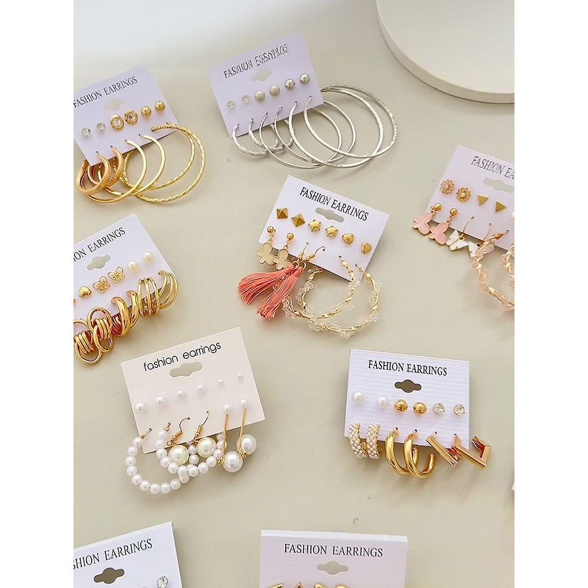 Styli Set of 6 - Assorted Earrings-women-watchesandjewellery-jewellery-earrings-image-4