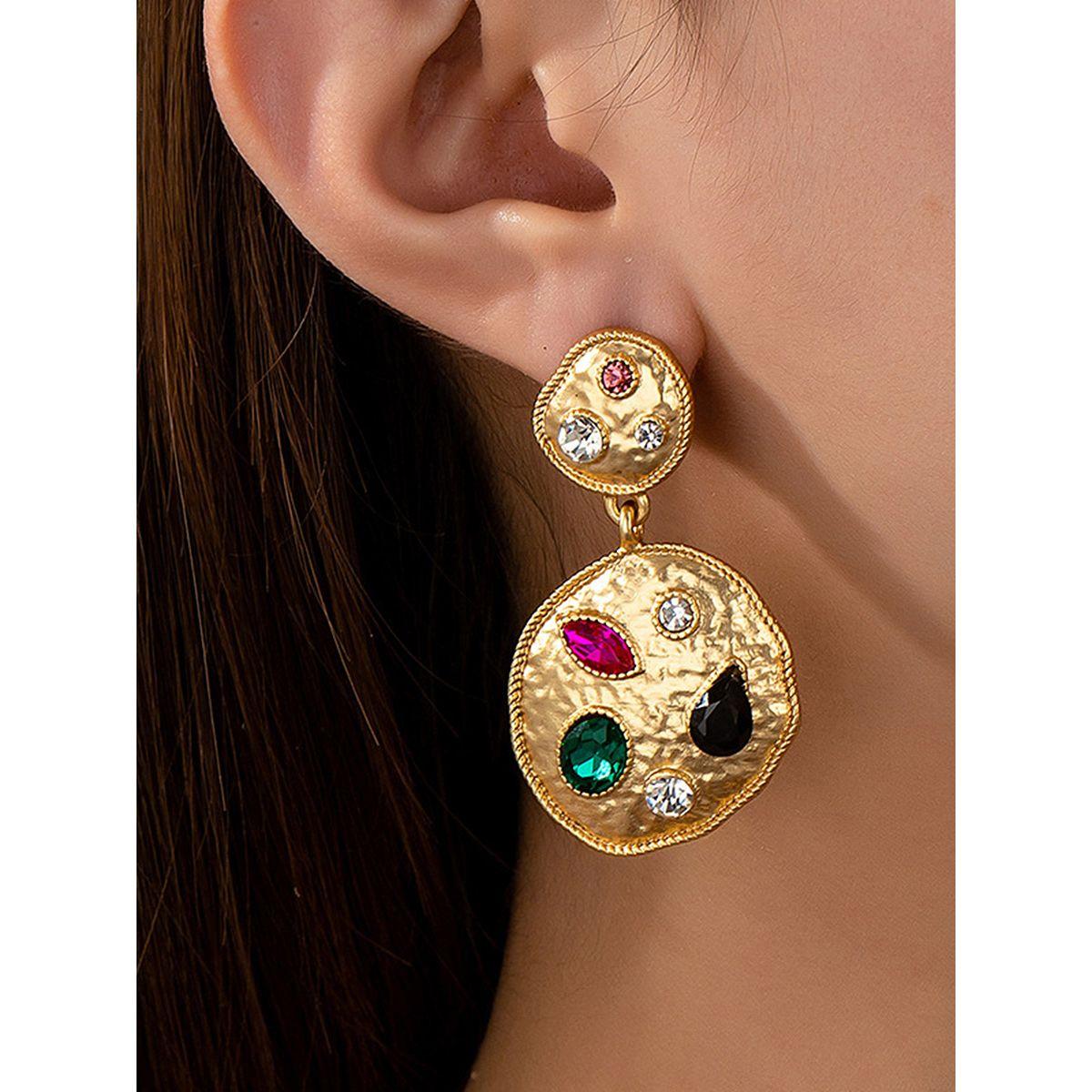 أقراط مُنمقة بأحجار كريمة-women-watchesandjewellery-jewellery-earrings-image-3