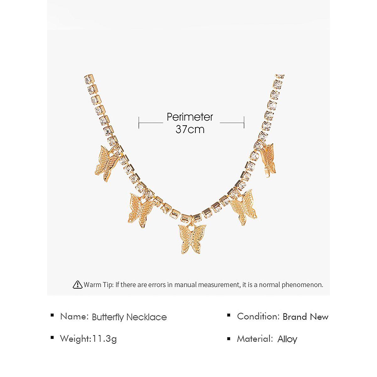 Styli Embellished Butterfly Charm Necklace-women-watchesandjewellery-jewellery-necklacesandpendants-image-3