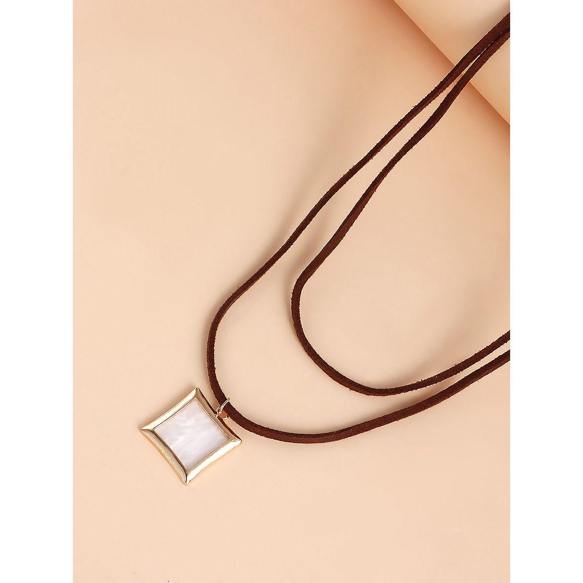Styli Square Pendant Necklace-women-watchesandjewellery-jewellery-necklacesandpendants-image-1
