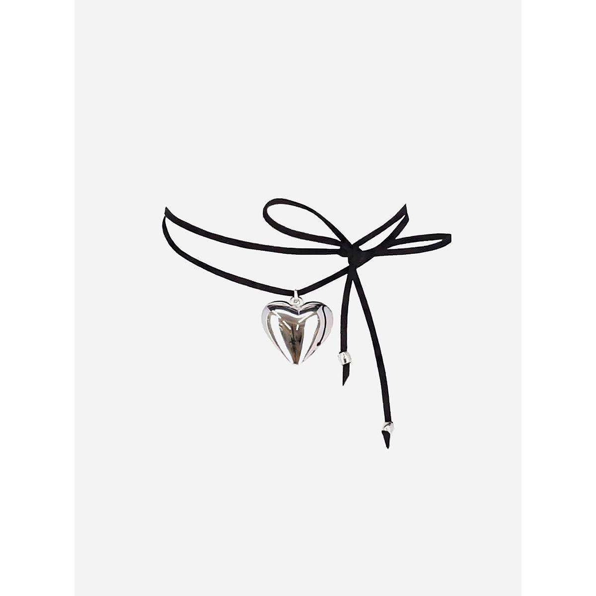 Styli Set of 2 - Heart Pendant Necklace with Tie Closure-women-watchesandjewellery-jewellery-necklacesandpendants-image-5