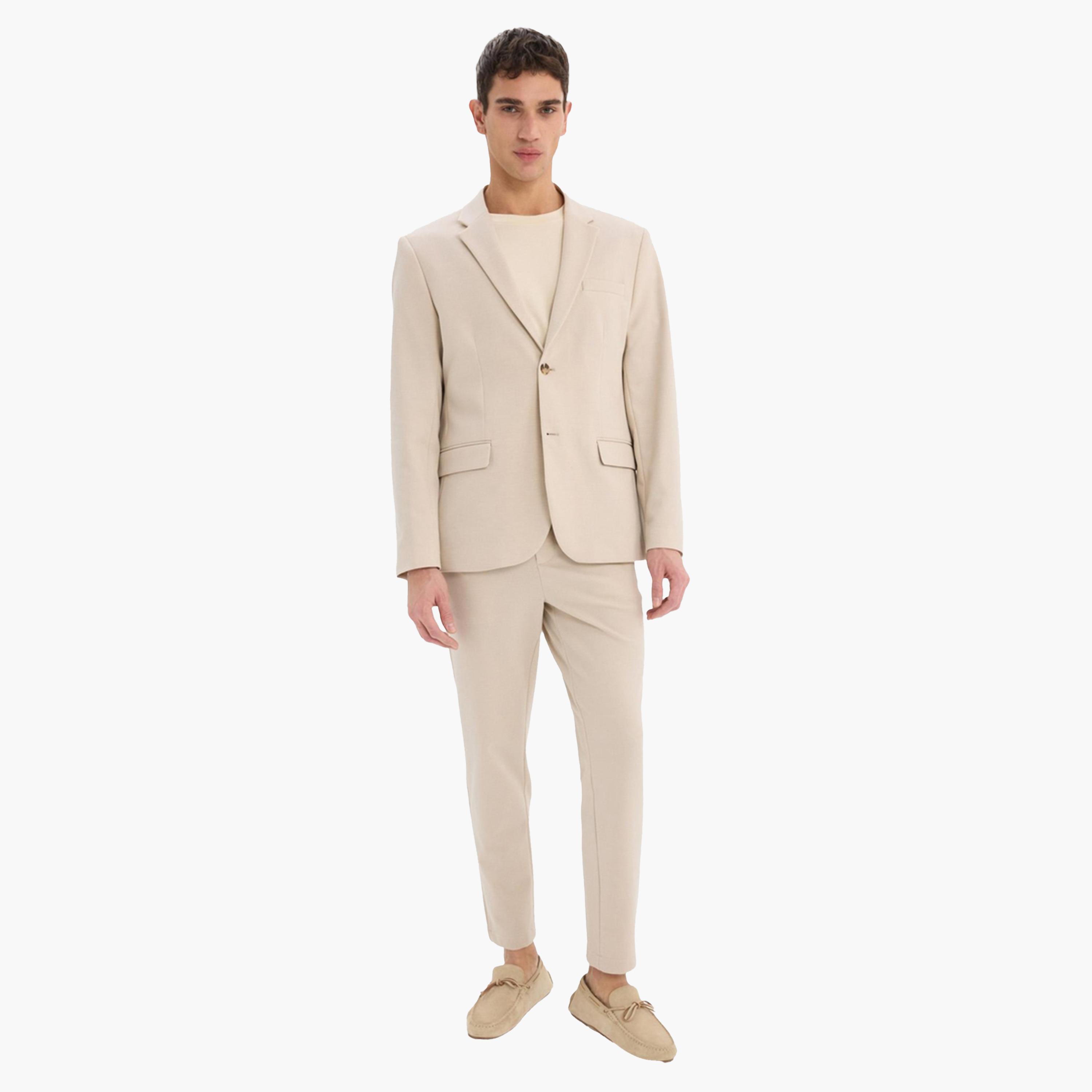 DeFacto X Styli Men Beige Basic Pocket Straight Leg Pant-men-clothing-bottoms-trousersandchinos-trousers-image-2