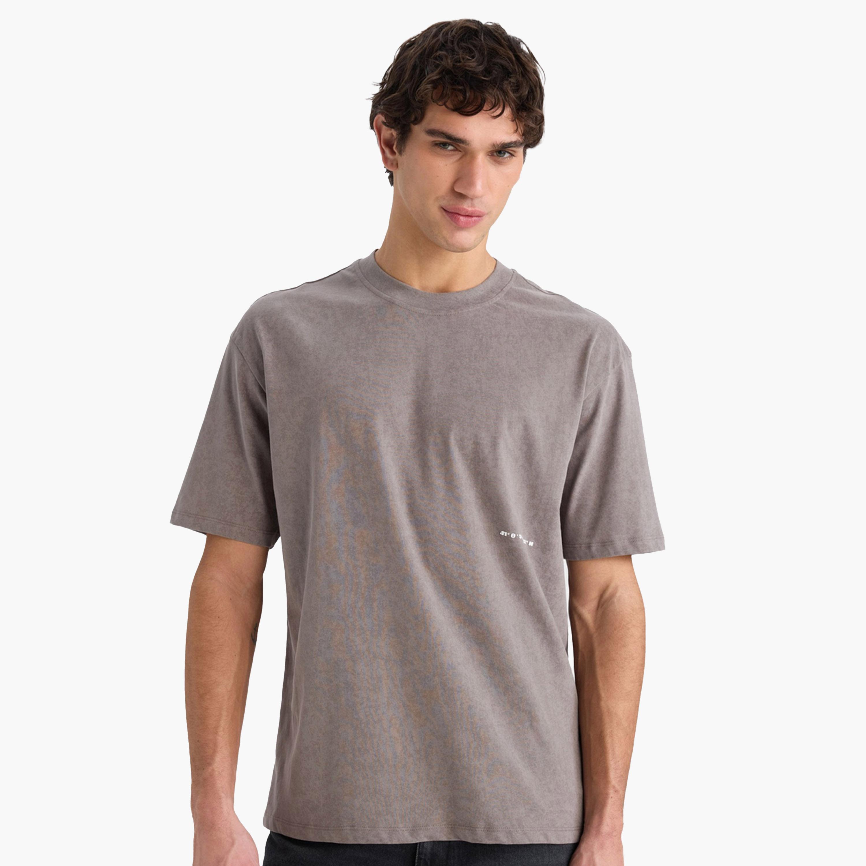 DeFacto X Styli Men Crew Neck Short Sleeves TShirt-men-clothing-tshirtsandpolos-tshirts-image-6