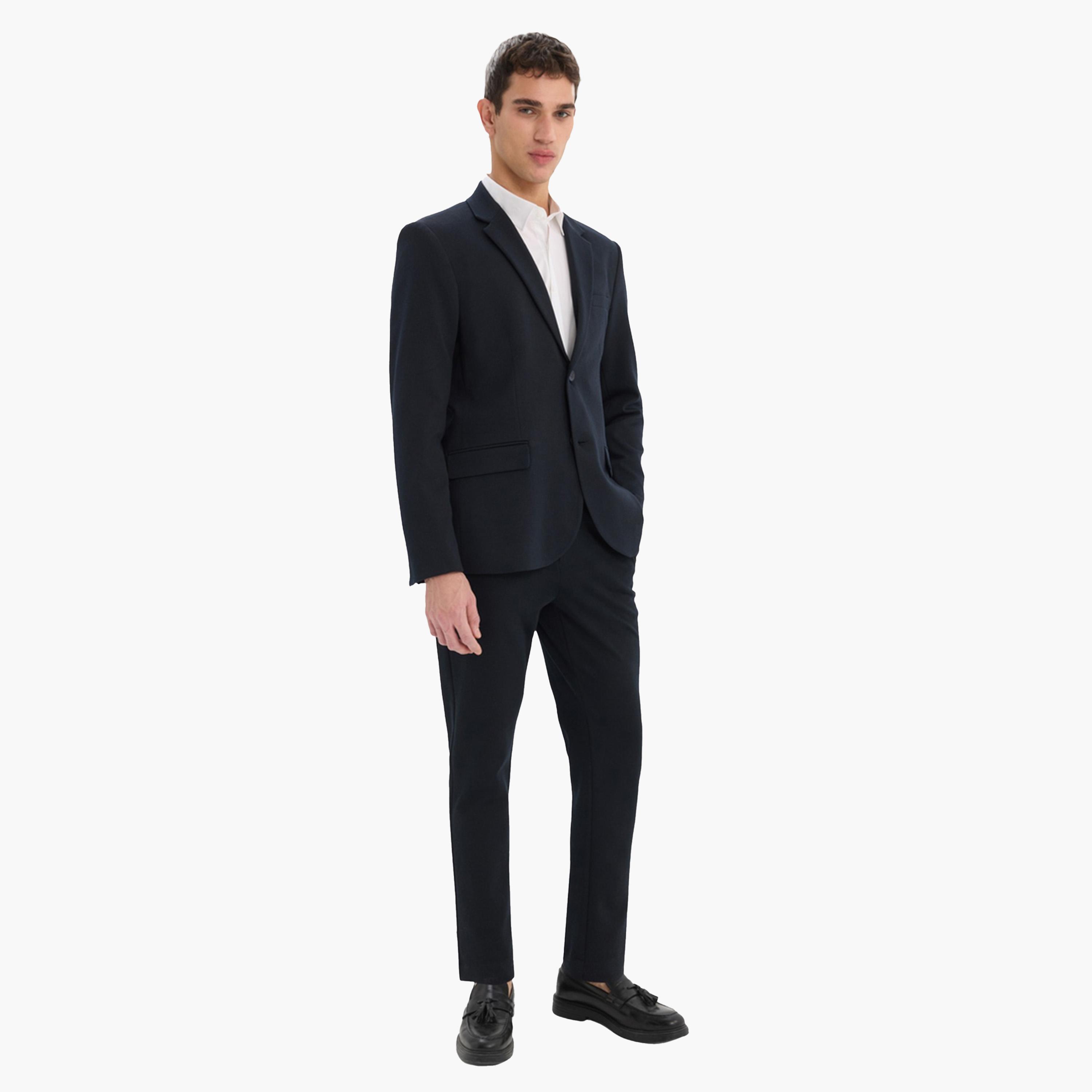 DeFacto X Styli Men Navy Blue Stright Formal Pant-men-clothing-bottoms-trousersandchinos-trousers-image-3