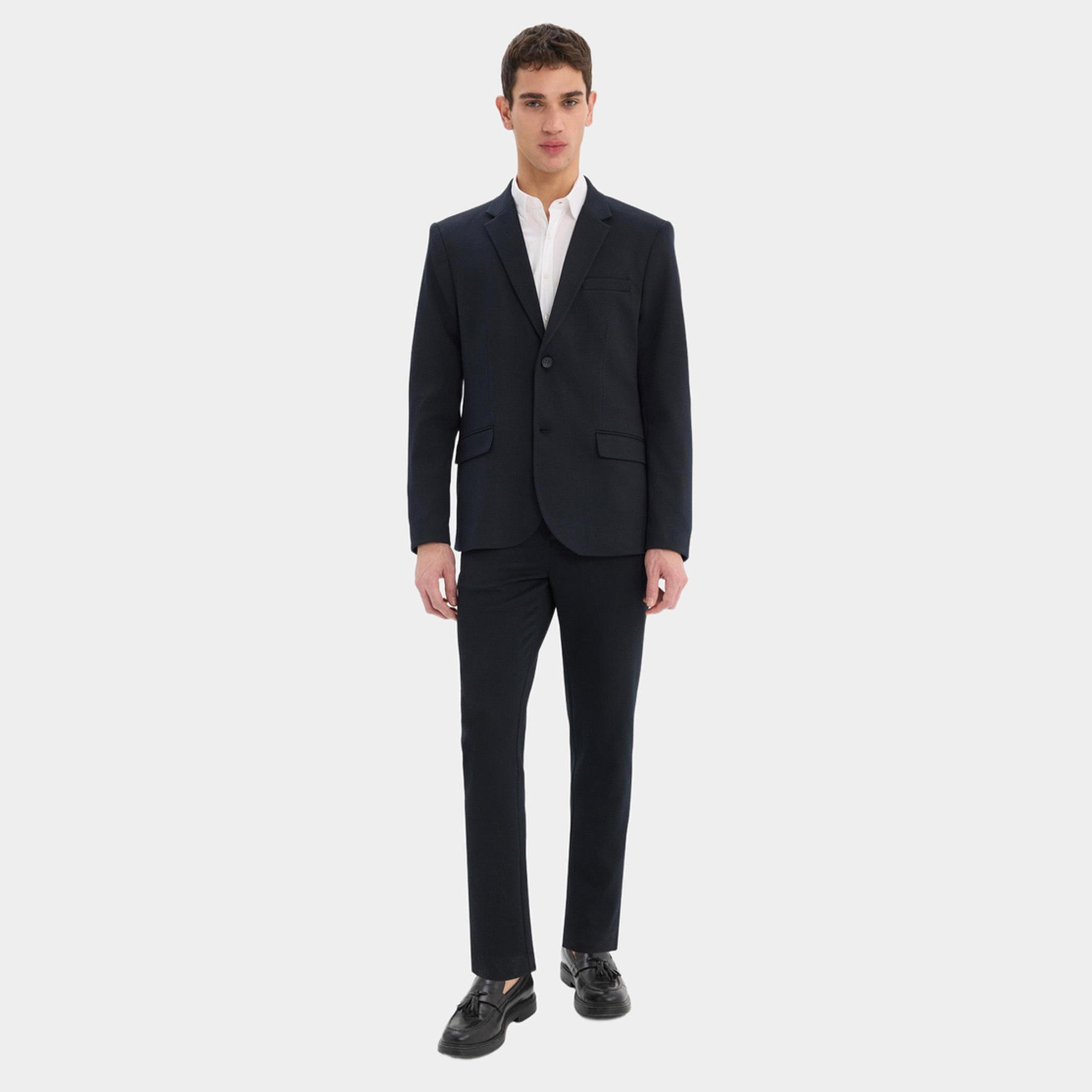 DeFacto X Styli Men Navy Blue Stright Formal Pant-men-clothing-bottoms-trousersandchinos-trousers-image-5