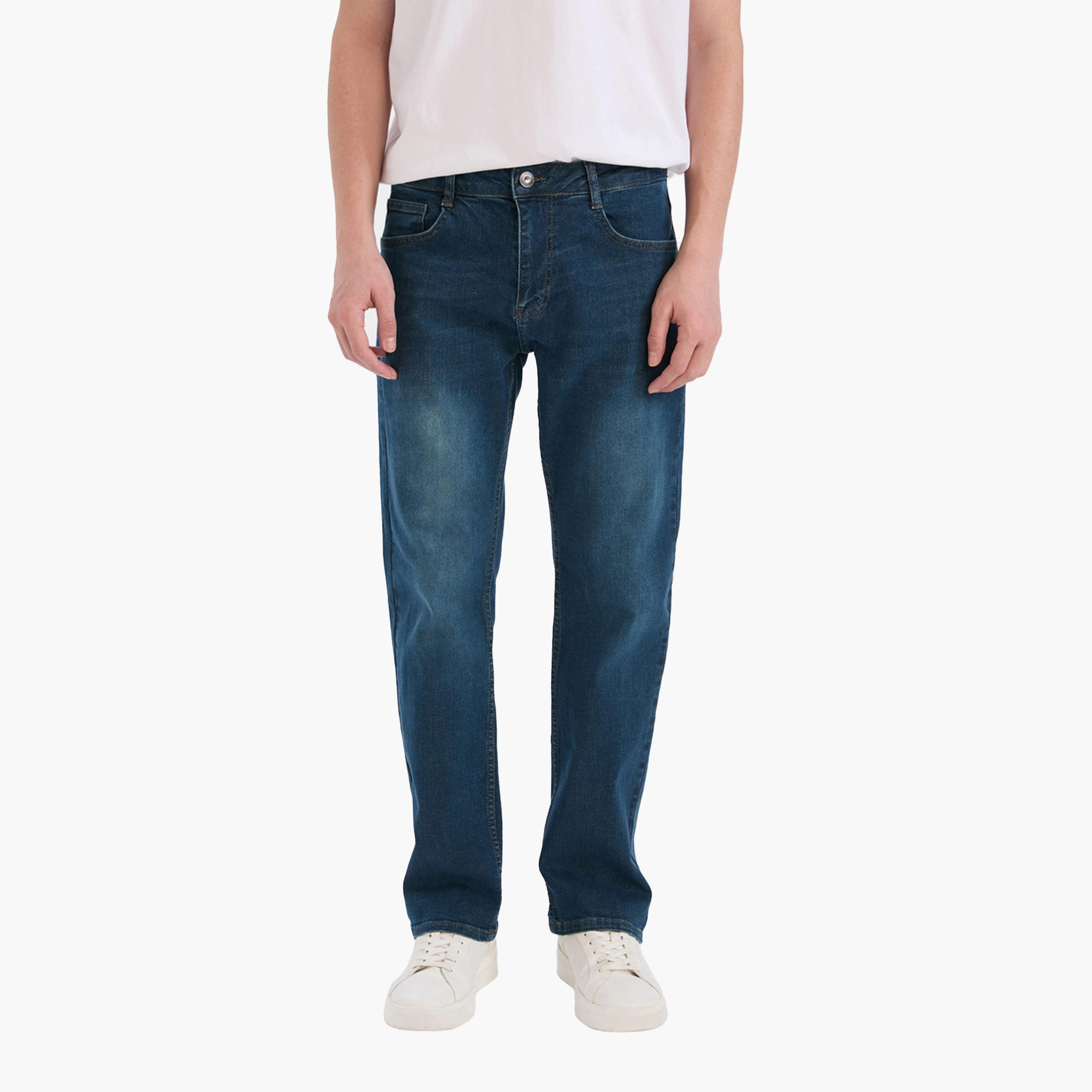 ديفاكتو × ستايلي - بنطال جينز أزرق فاتح للرجال-men-clothing-bottoms-jeans-image-3