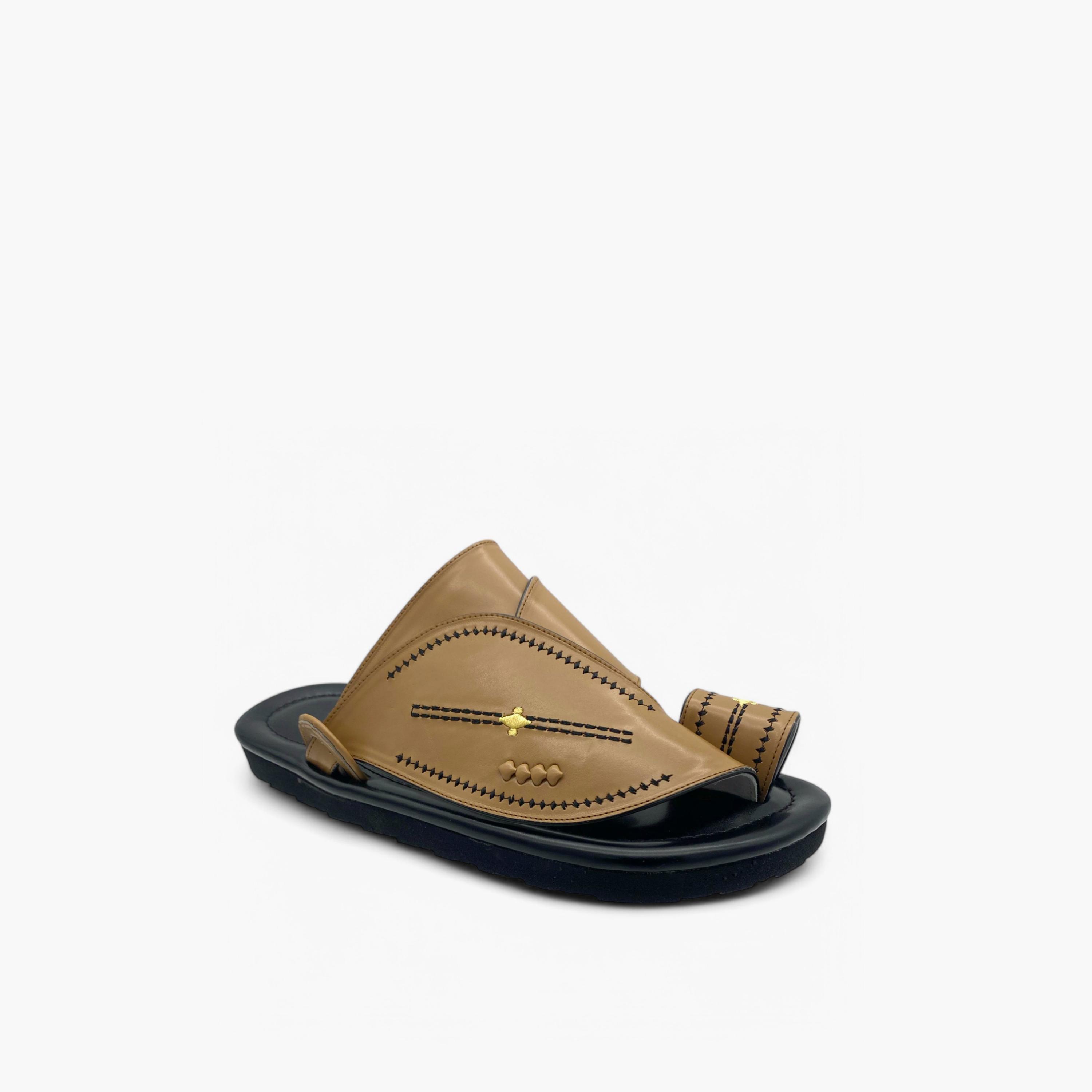 Al Fanoos Men's Royal Comfort Slip-On Shargi Sandals-men-shoes-sandals-image-1