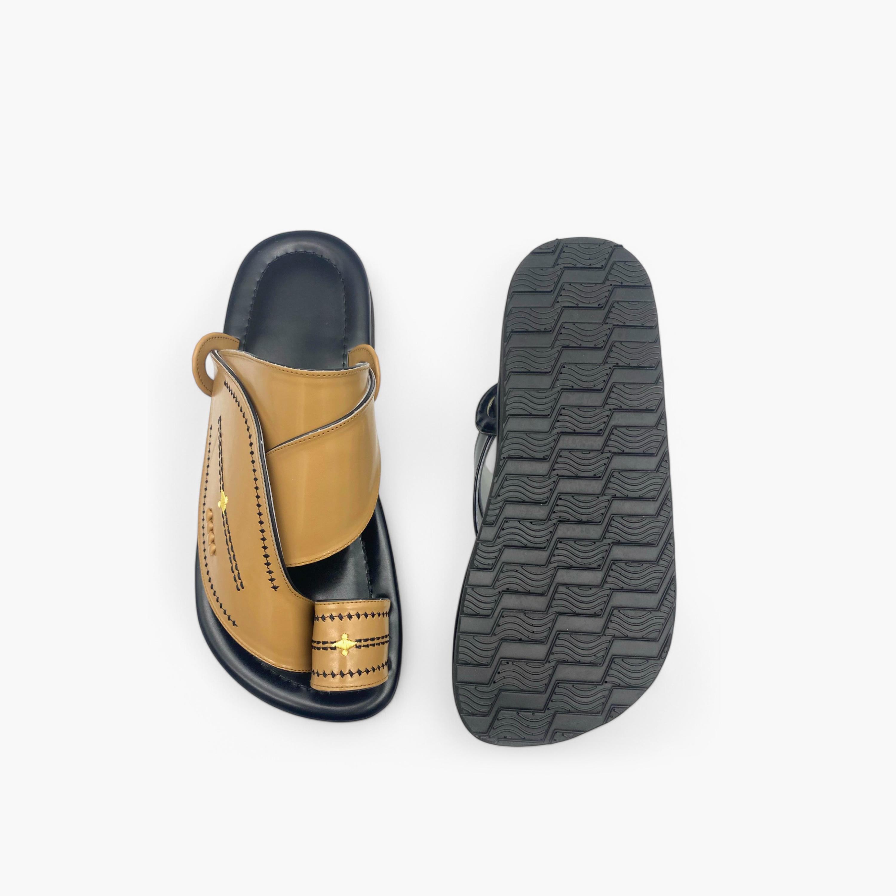 Al Fanoos Men's Royal Comfort Slip-On Shargi Sandals-men-shoes-sandals-image-5