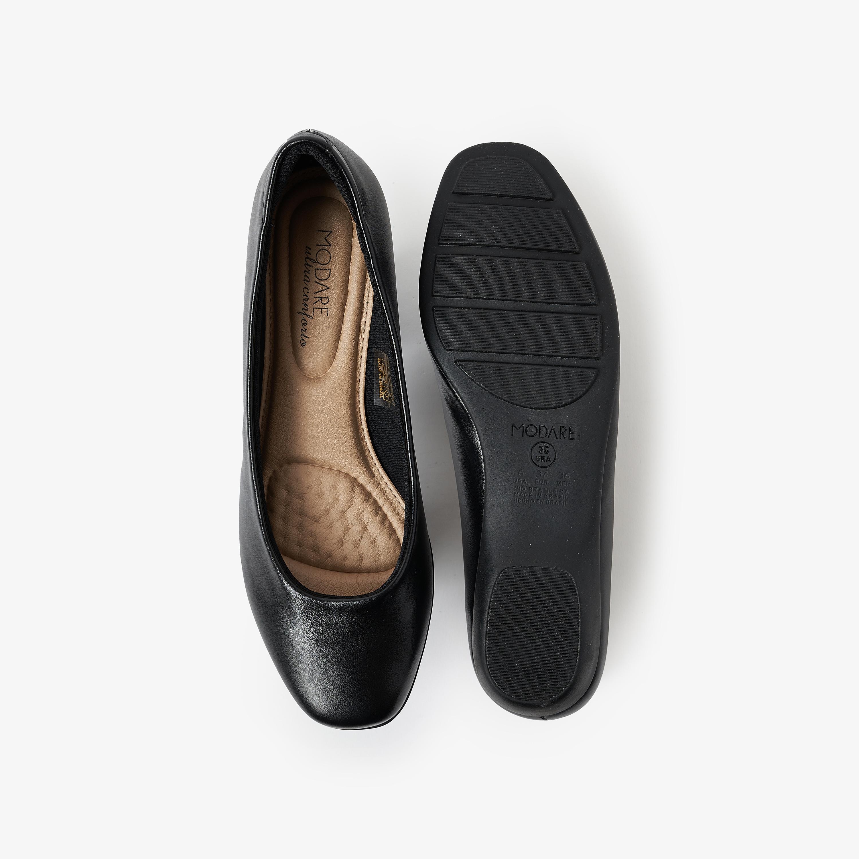 حذاء باليرينا نسائي من موداري بمقدمة مستديرة | 7016-400-5536-women-shoes-ballerinas-image-4