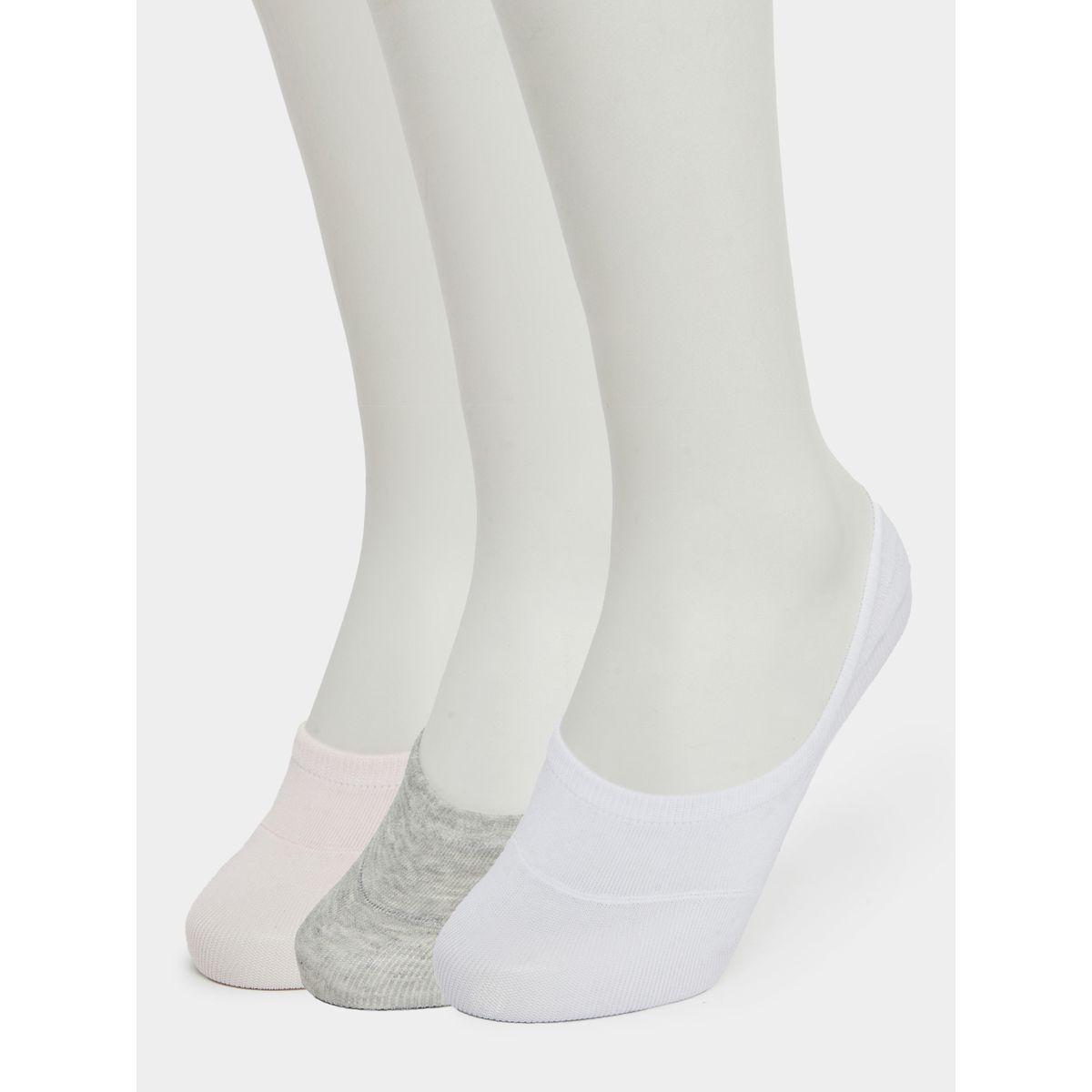 Styli Pack of 3 - Solid Shoe Liner Socks-women-socksandstockings-image-7