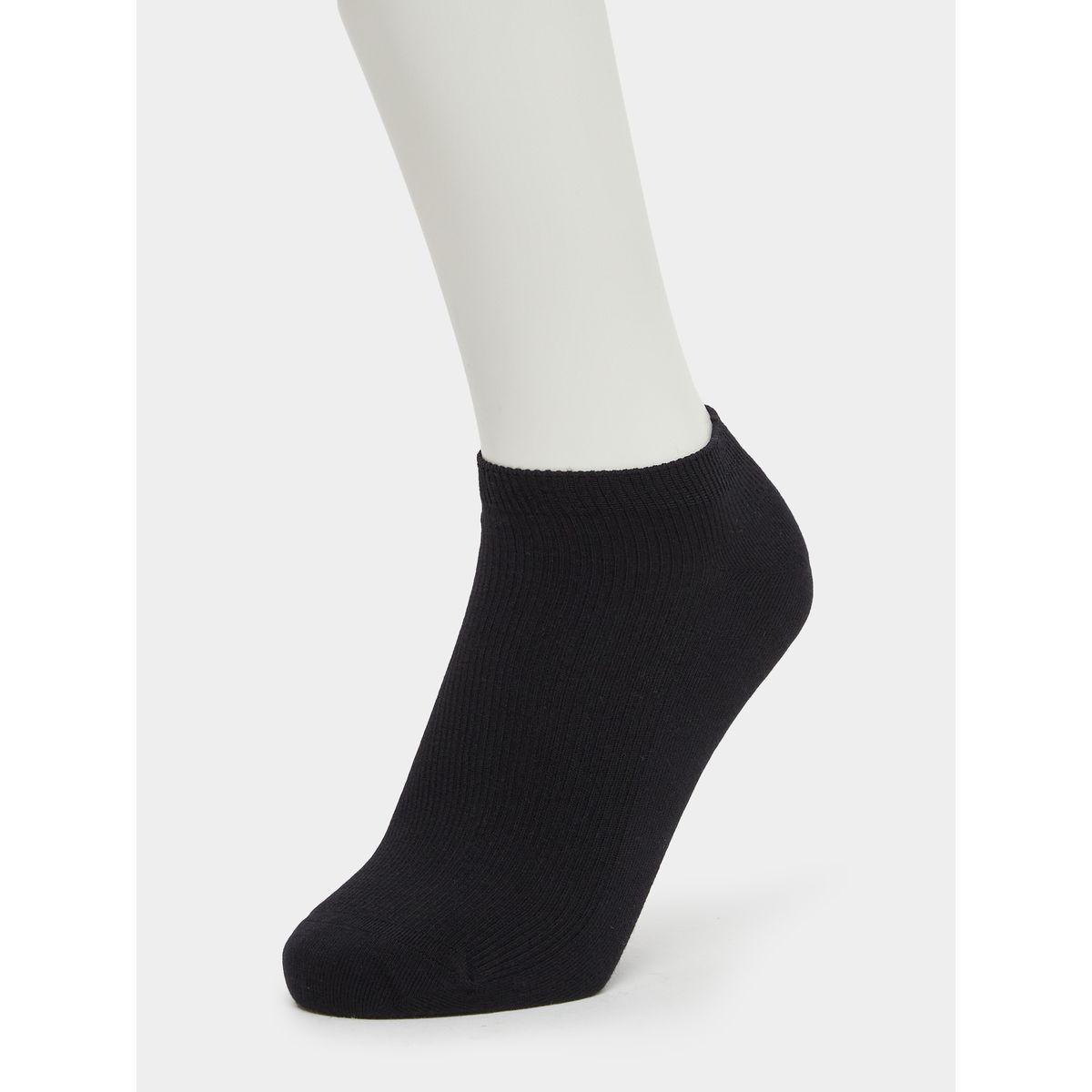 Styli Pack of 4 - Plain Ribbed Socks-women-socksandstockings-image-2