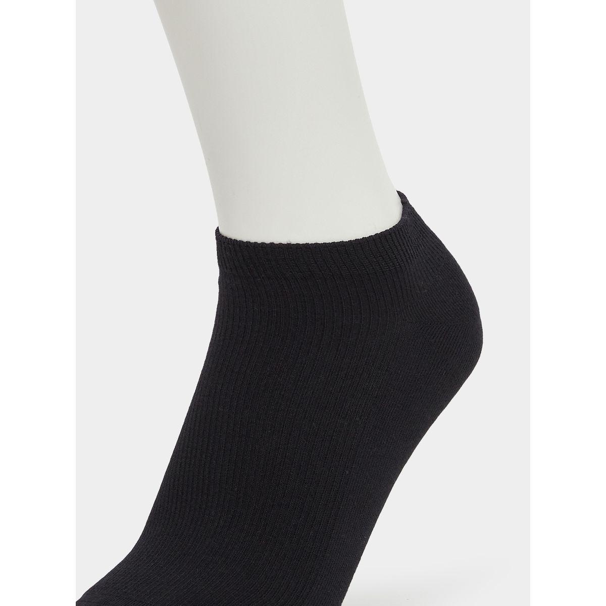 Styli Pack of 4 - Plain Ribbed Socks-women-socksandstockings-image-3