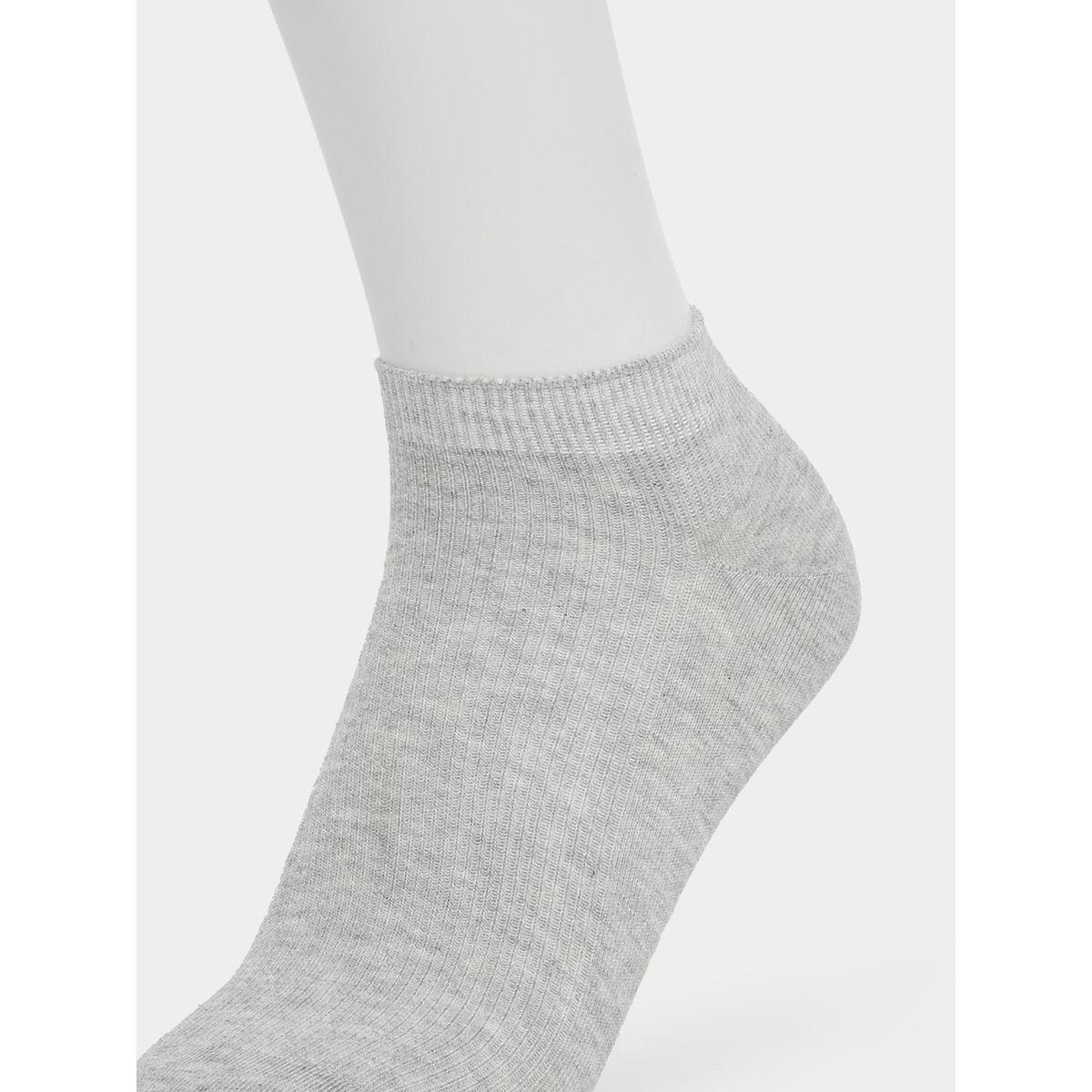 Styli Pack of 4 - Plain Ribbed Socks-women-socksandstockings-image-5