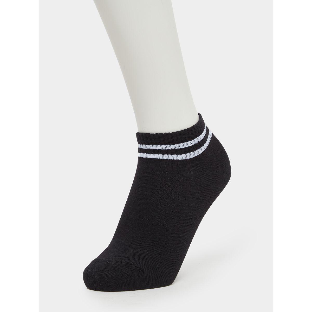 Styli Pack of 2 - Striped Cuff Socks-women-socksandstockings-image-2