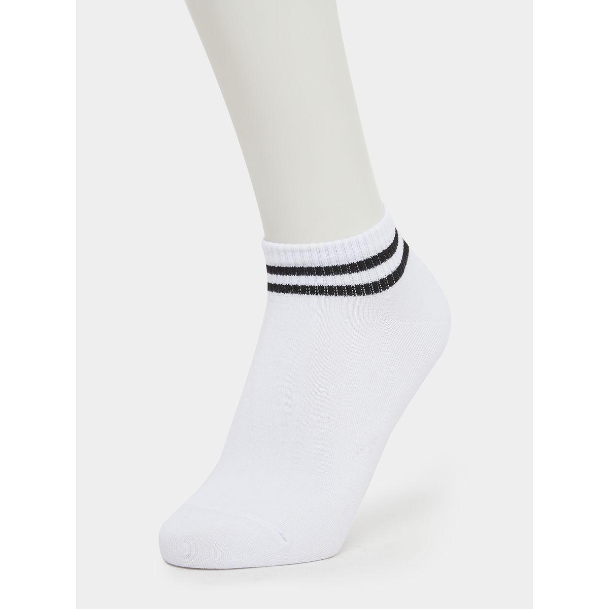 Styli Pack of 2 - Striped Cuff Socks-women-socksandstockings-image-4