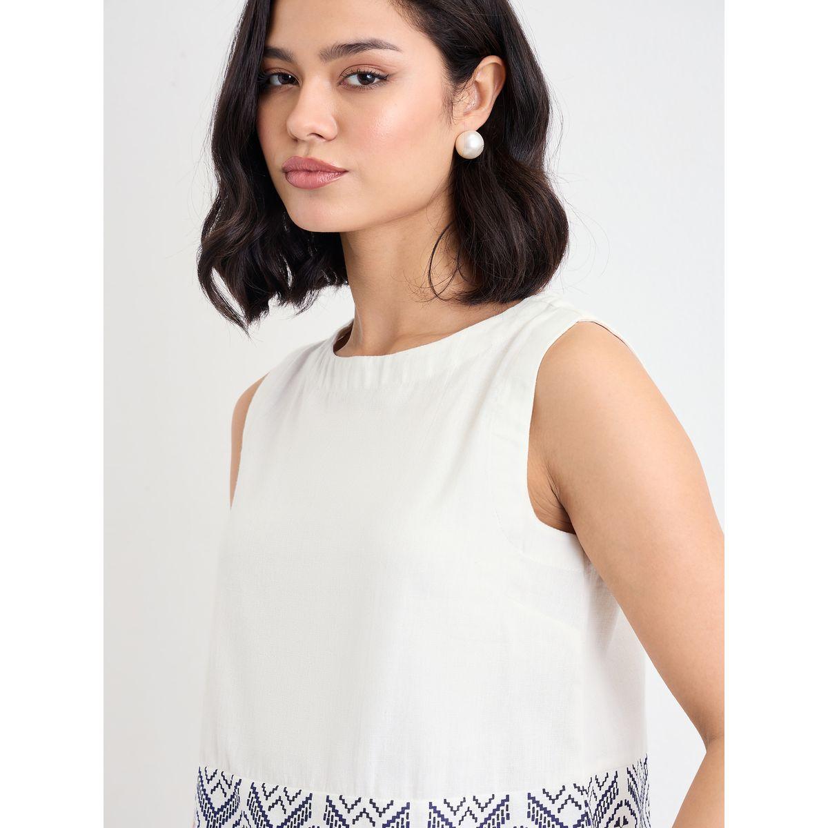 Styli Women Border Print Sleeveless Top and Pants Co-Ords-women-clothing-coordsets-image-3
