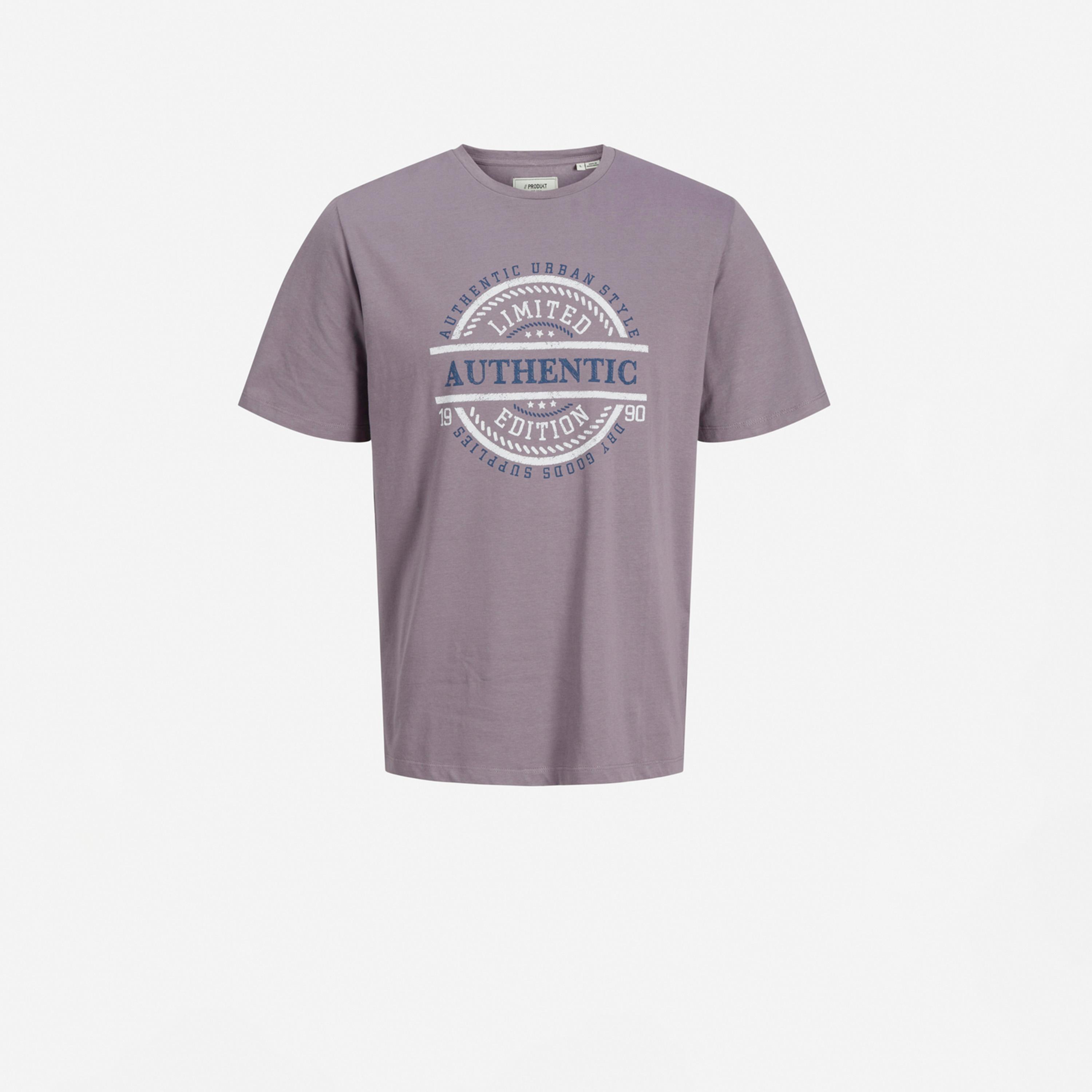 Produkt Slogan Print Crew Neck Regular Fit T-Shirt-men-clothing-tshirtsandpolos-tshirts-image-1