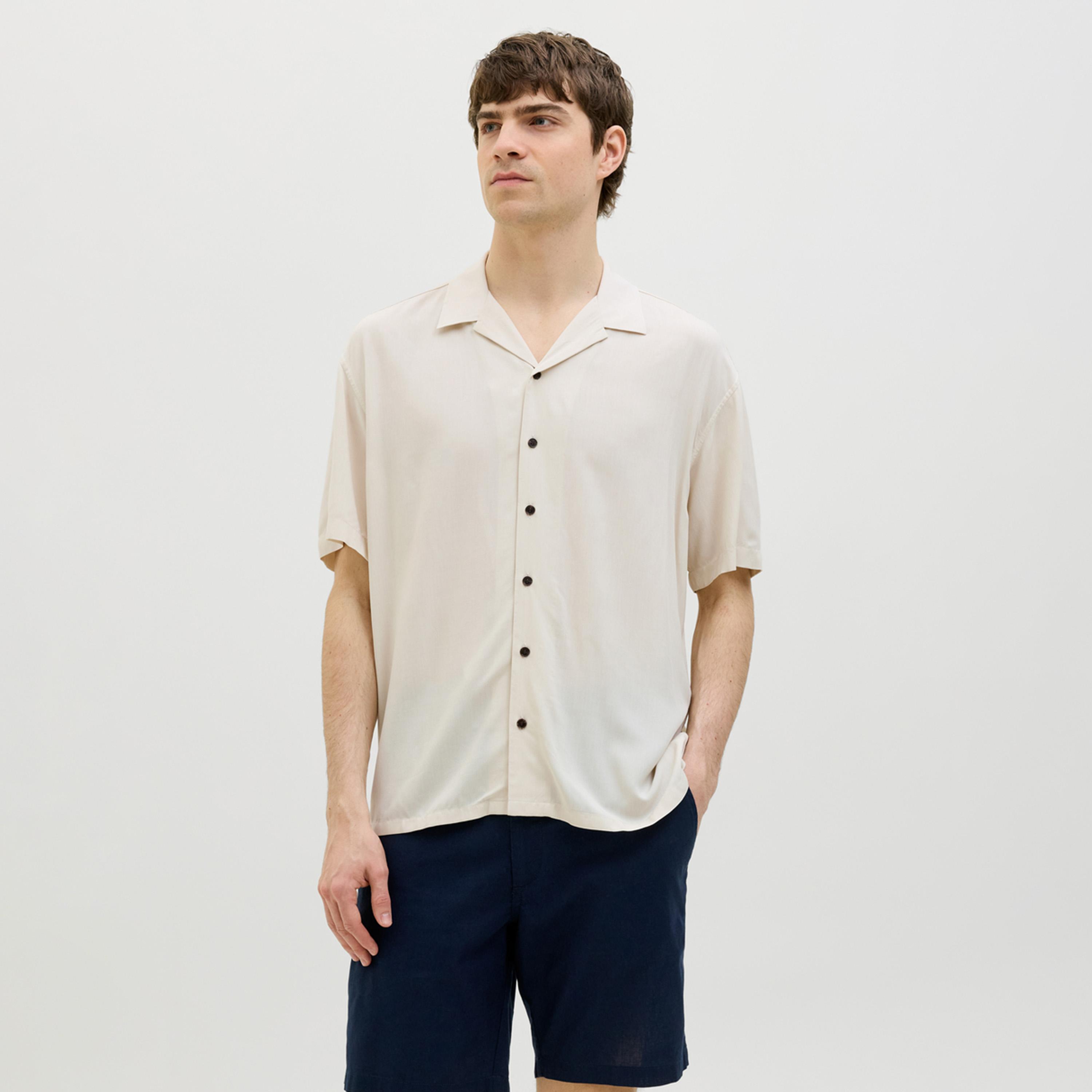 REBEL x Styli Solid Regular Fit Spread Collar Shirt-men-clothing-shirts-image-1