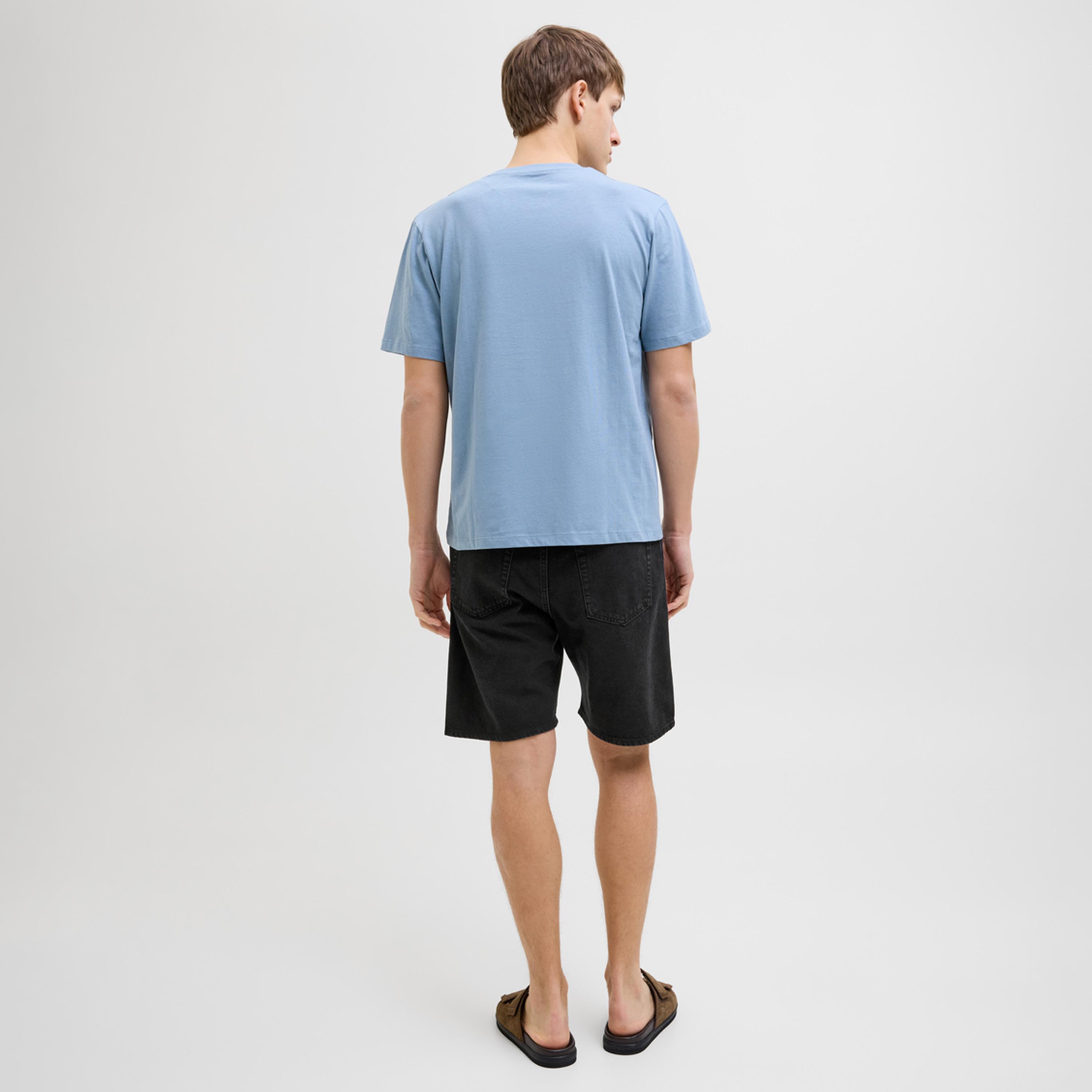 ريبيل × ستايلي - شورت سادة متوسط الارتفاع بقصّة عادية-men-clothing-bottoms-shorts-image-3