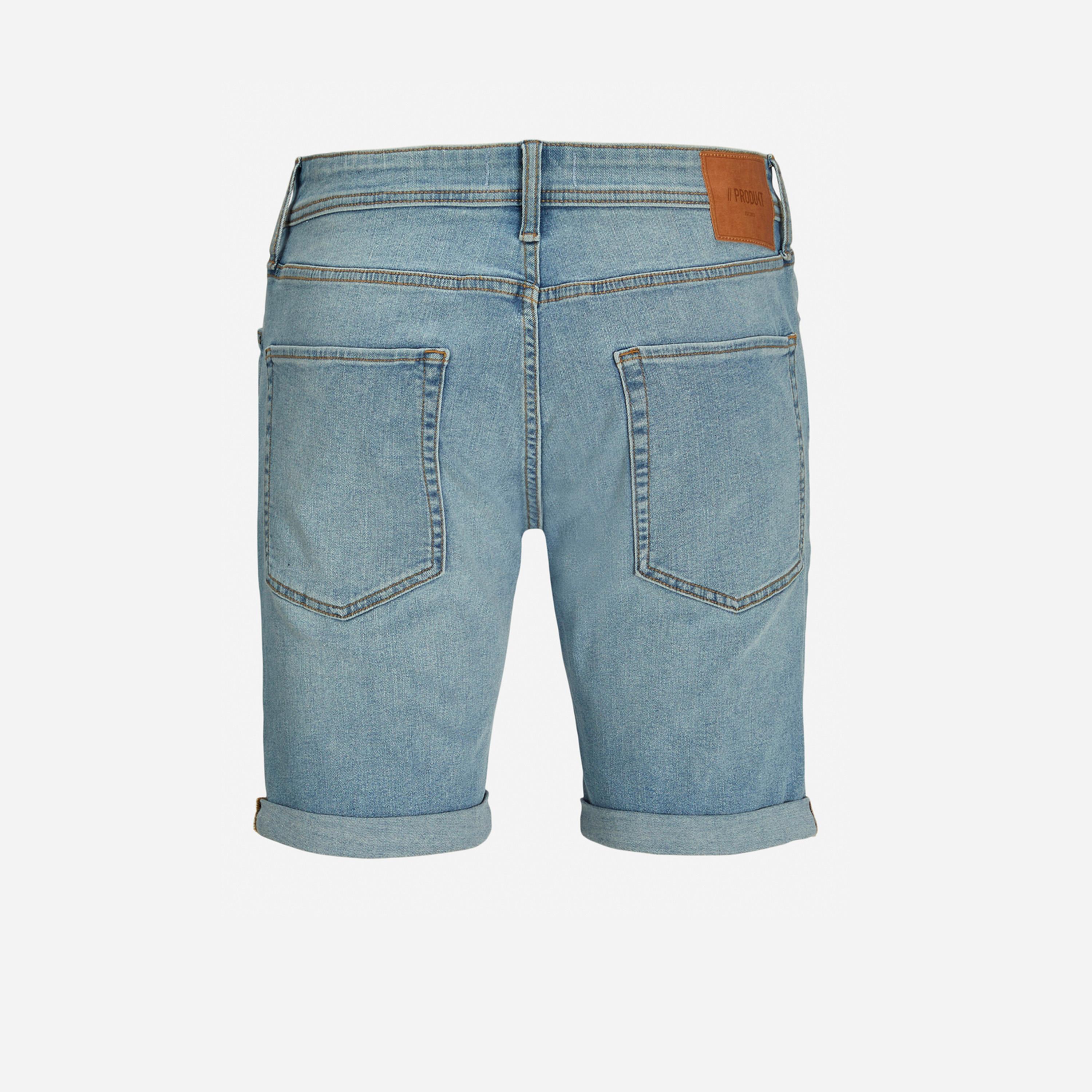 برودكت - شورت جينز متوسط الارتفاع بقصّة عادية-men-clothing-bottoms-shorts-image-2