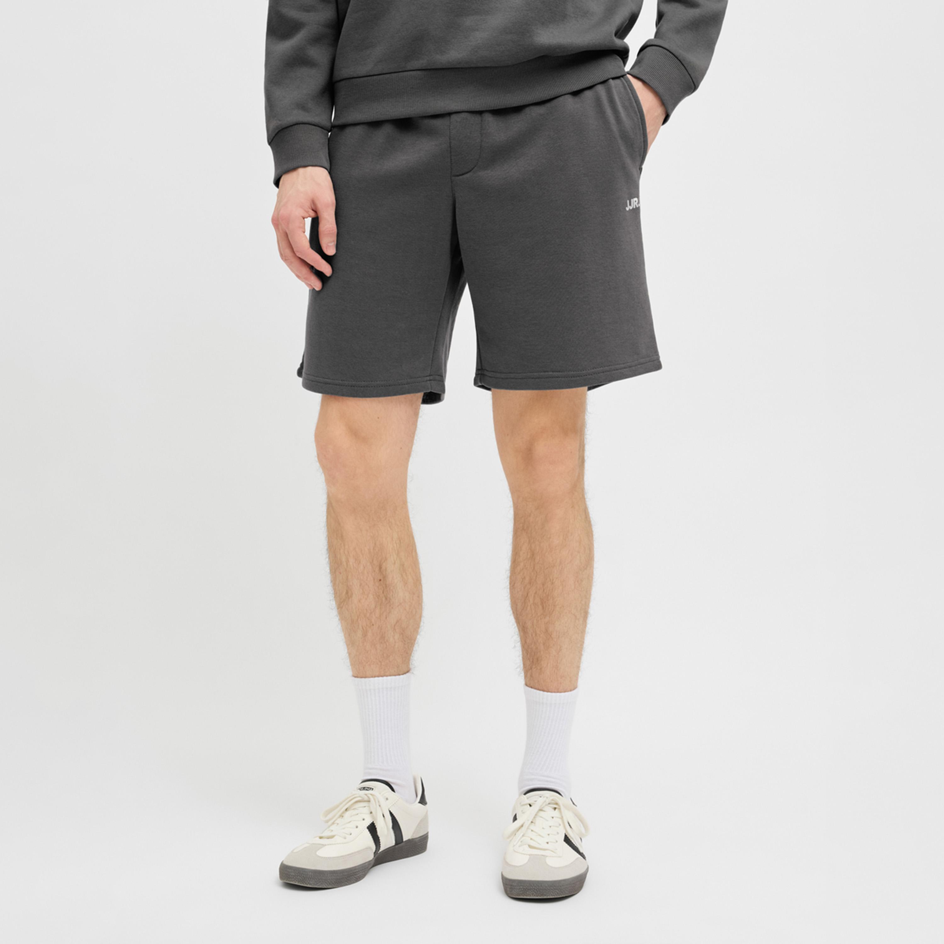 REBEL x Styli Solid Mid Rise Regular Fit Shorts-men-clothing-bottoms-shorts-image-1