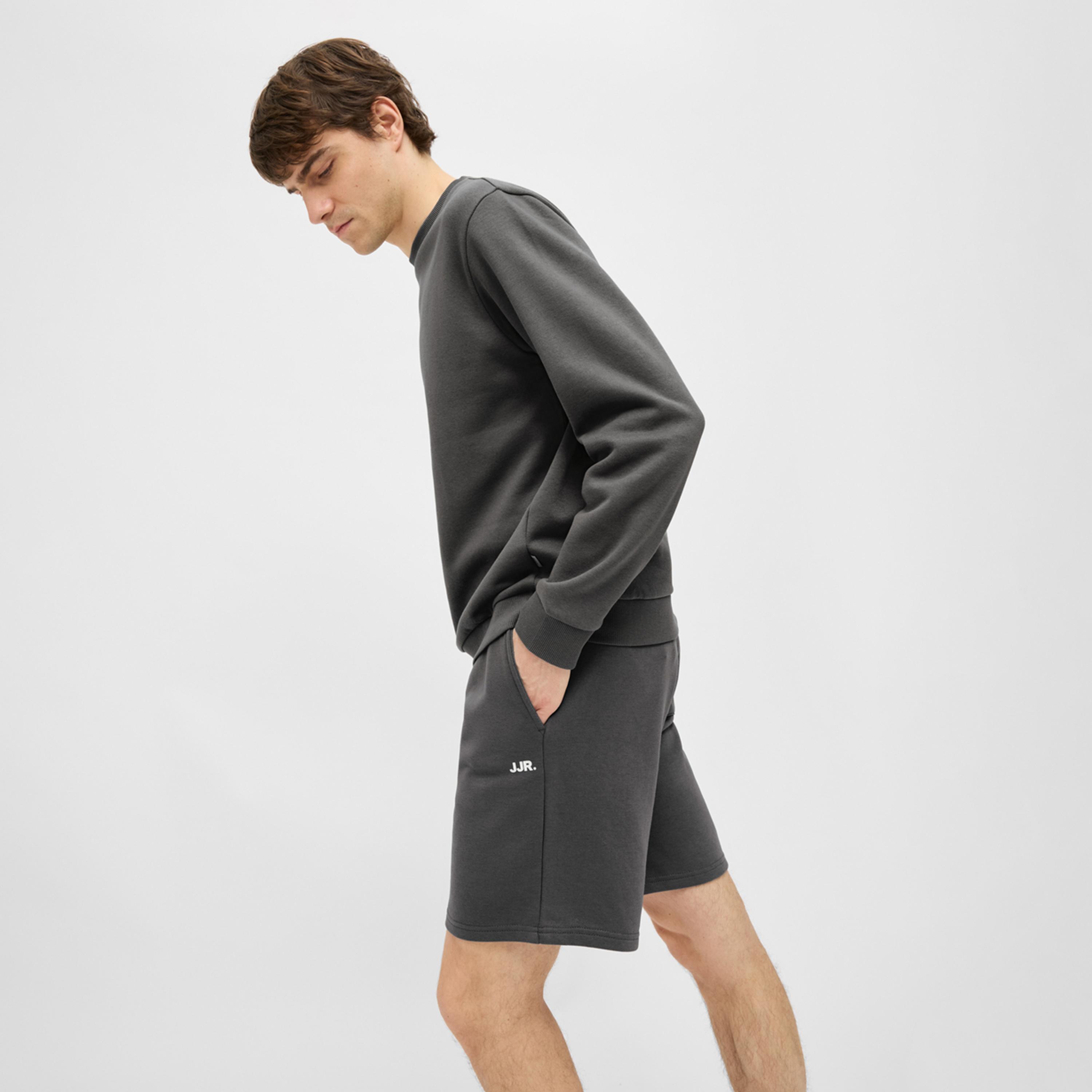 REBEL x Styli Solid Mid Rise Regular Fit Shorts-men-clothing-bottoms-shorts-image-4