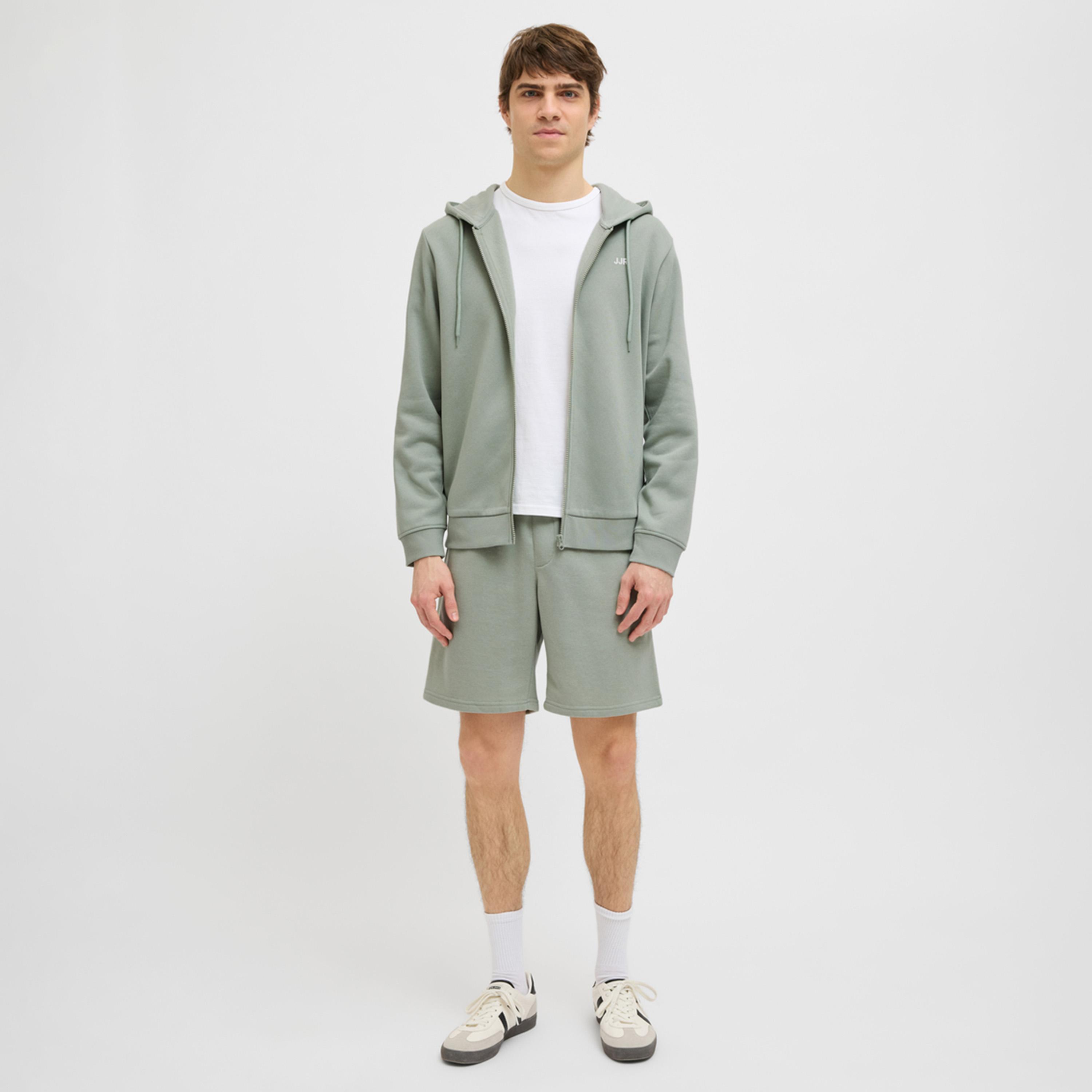 REBEL x Styli Solid Mid Rise Regular Fit Shorts-men-clothing-bottoms-shorts-image-2