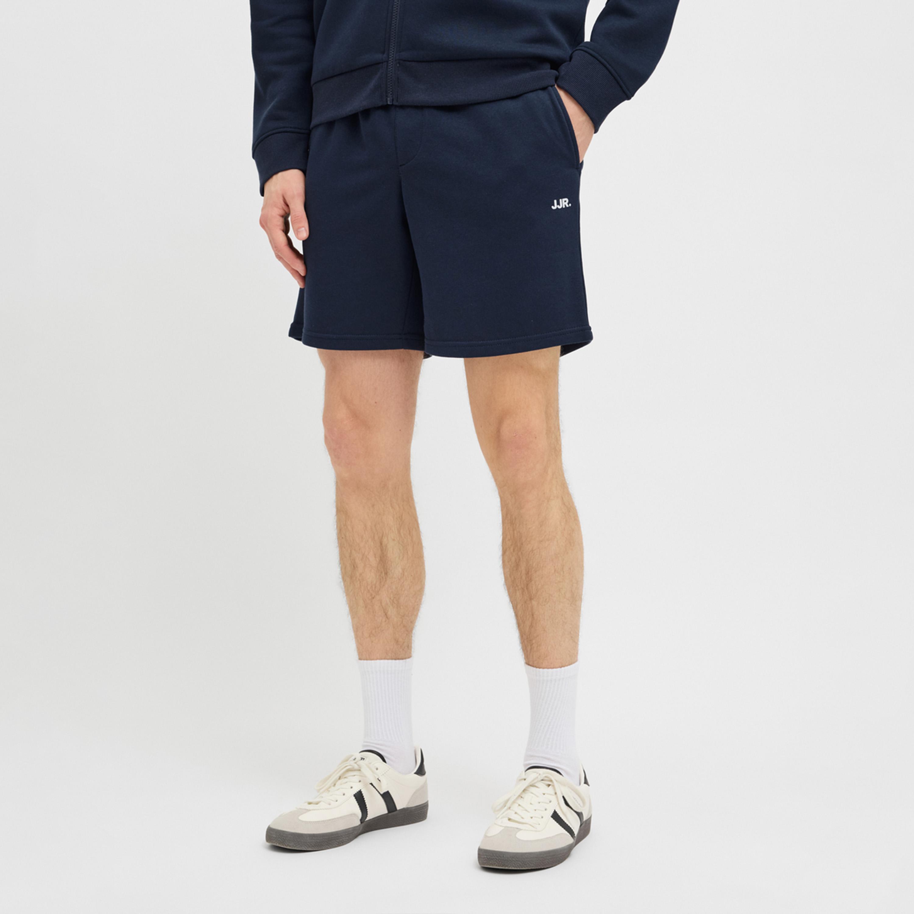 REBEL x Styli Solid Mid Rise Regular Fit Shorts-men-clothing-bottoms-shorts-image-1