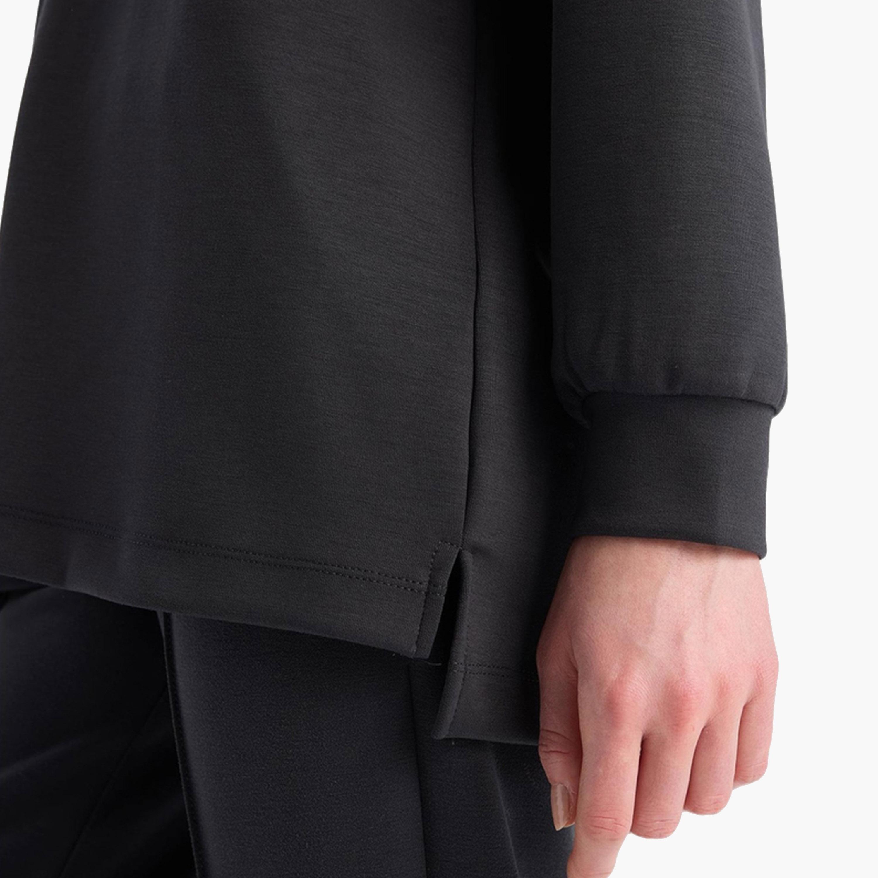 DeFacto X Styli Women Black Solid Long Sleeve T-Shirt-women-clothing-tshirts-image-6