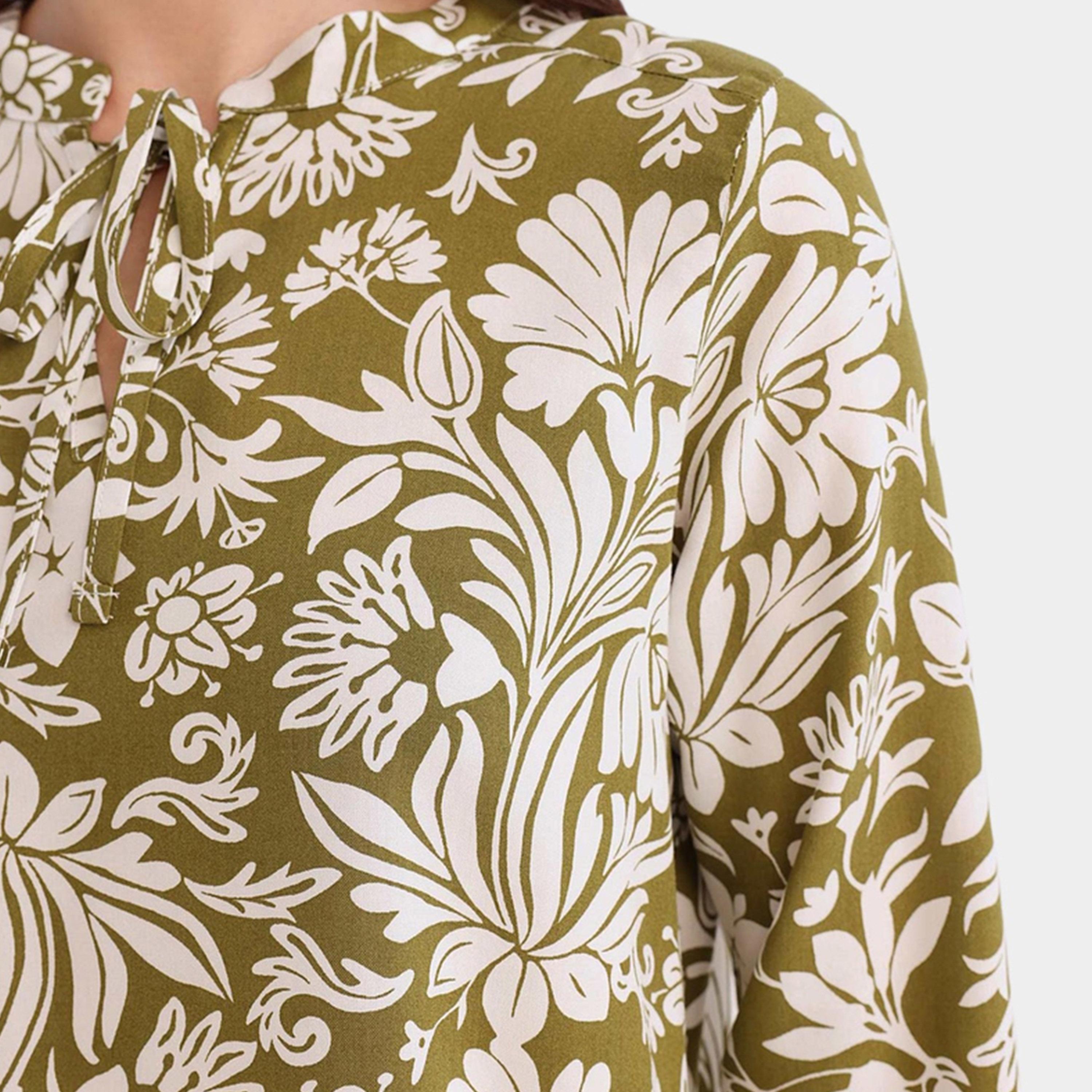 DeFacto X Styli Regular Fit Crew Neck Long Sleeve Blouse-women-clothing-shirtsandblouses-blouses-image-5