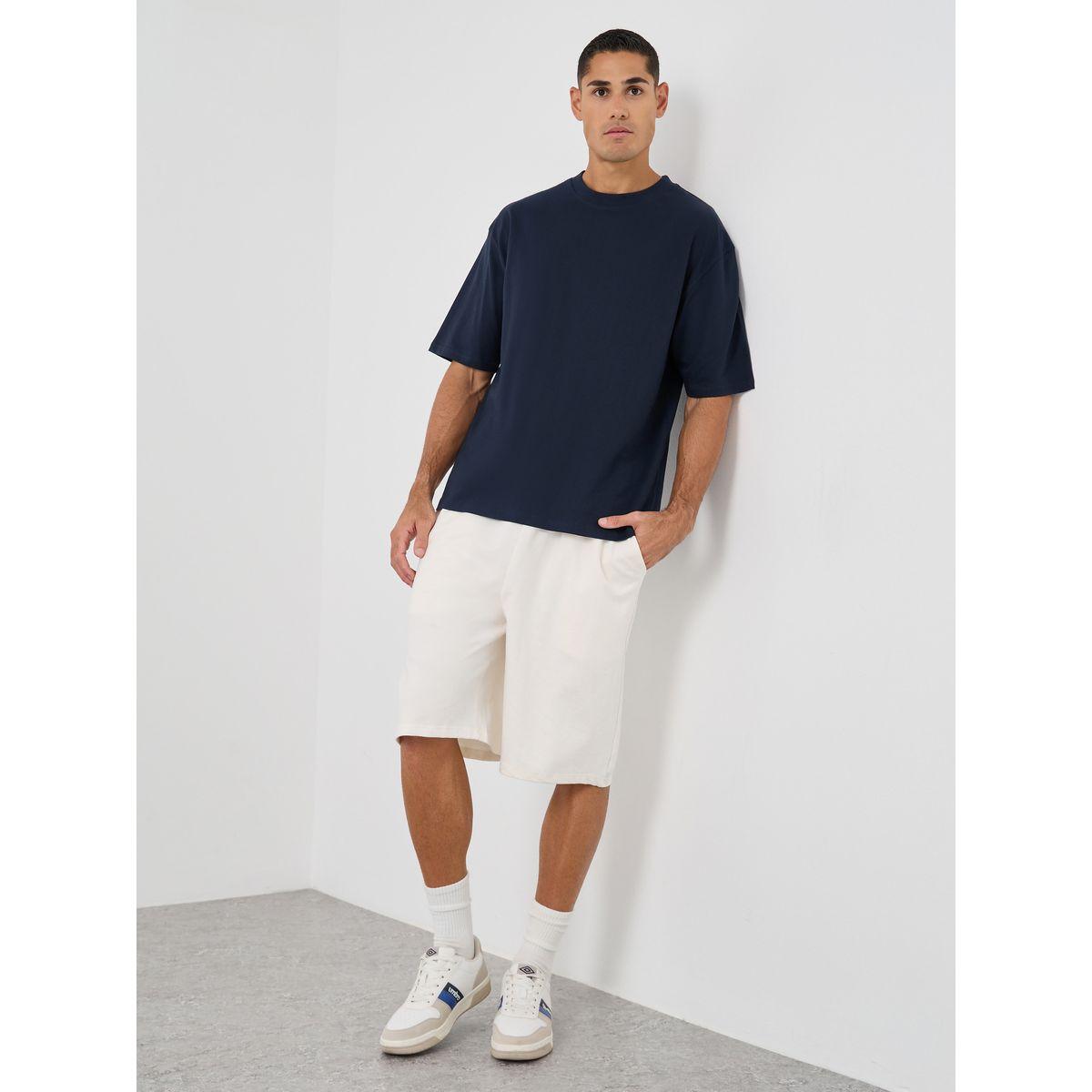 Styli Pack of 2 - Heavy Cotton Jersey Oversized Mock Neck T-Shirt-men-clothing-tshirtsandpolos-tshirts-image-3