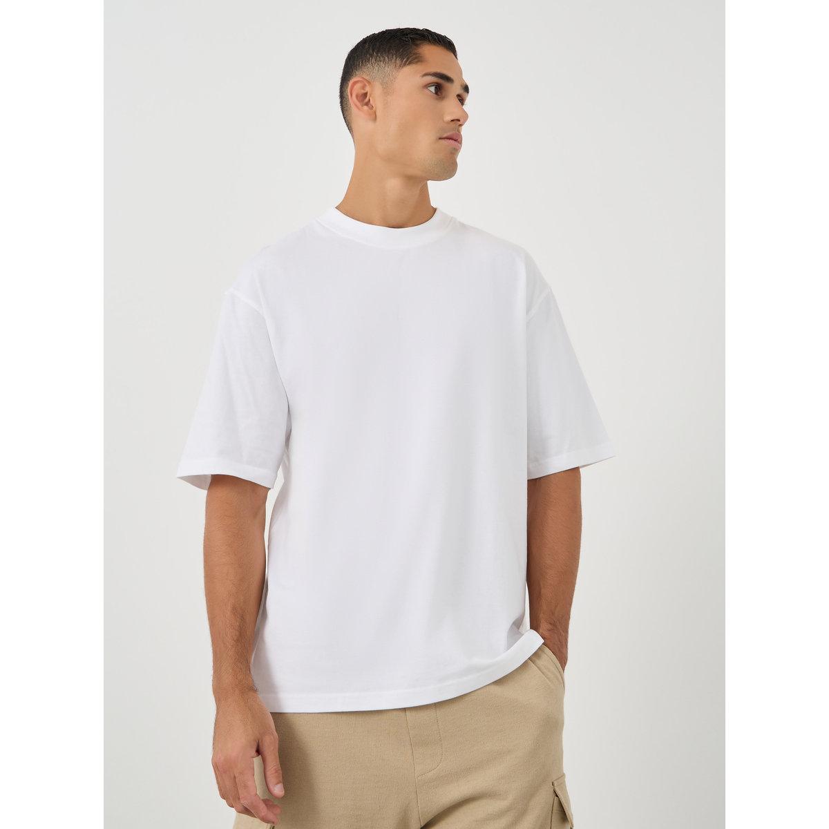 Styli Pack of 2 - Heavy Cotton Jersey Oversized Mock Neck T-Shirt-men-clothing-tshirtsandpolos-tshirts-image-2