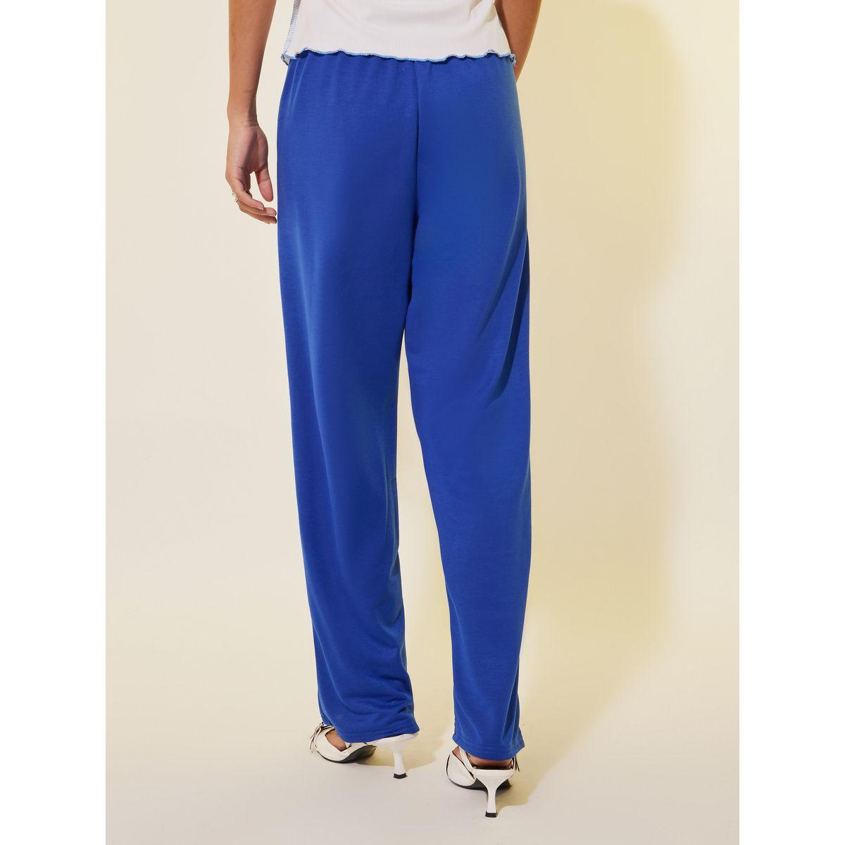 Styli Embroidered Detail Wide Leg Joggers with Drawstring Waist-women-clothing-bottoms-joggers-image-5