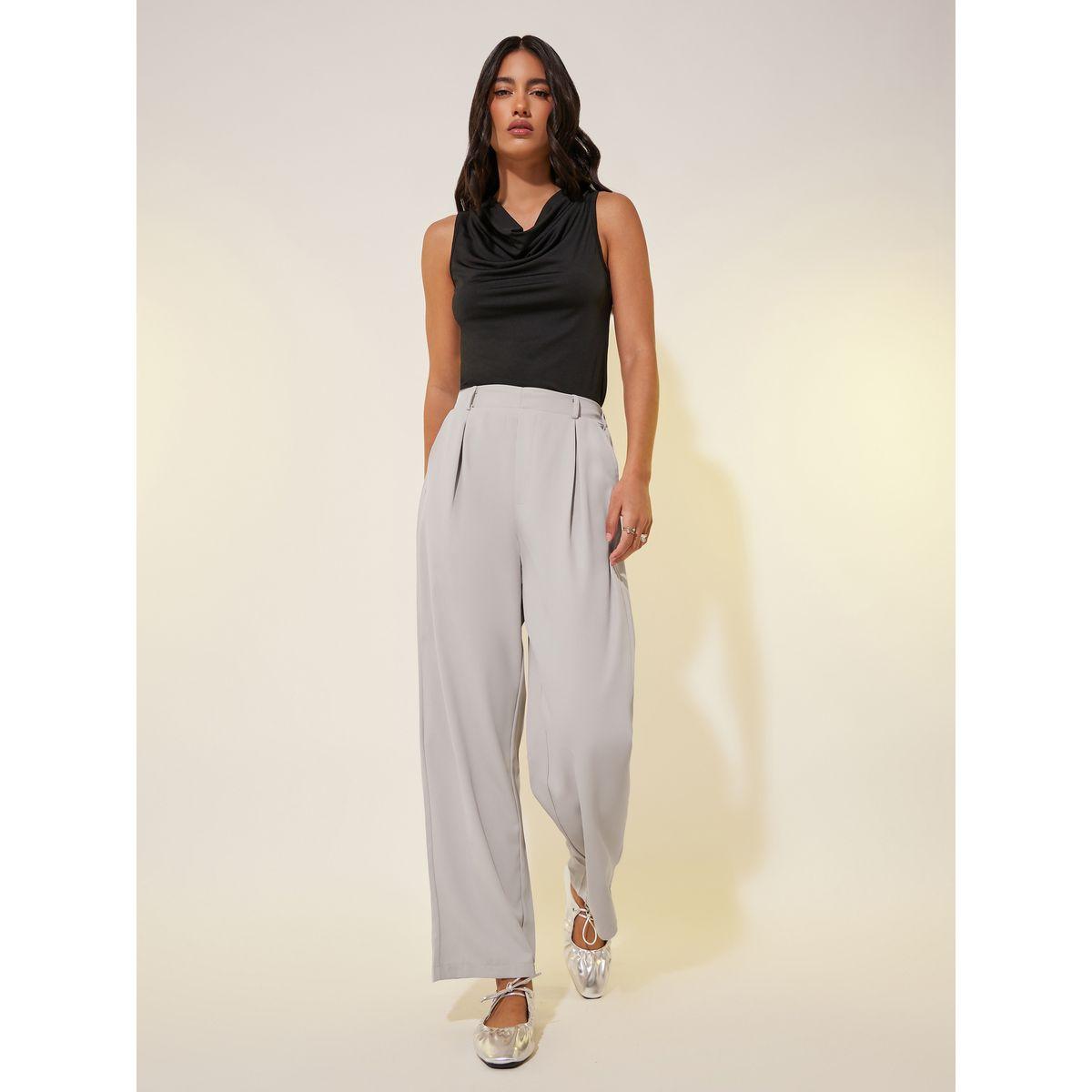 بنطال سادة بأرجل واسعة وكسرات-women-clothing-bottoms-trousers-image-1