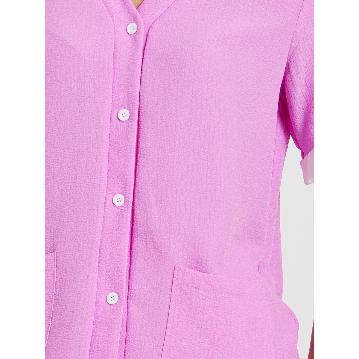 طقم بيجاما من بنطال وبلوزة بأكمام قصيرة-women-clothing-nightwear-pyjamas-longsets-image-3