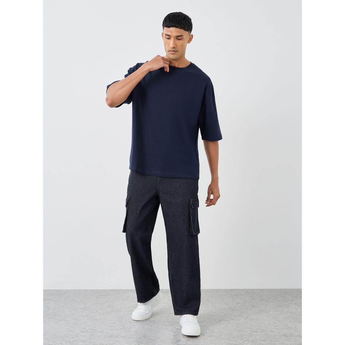 Styli Pack of 2 - Cotton Terry Boxy Crew Neck T-Shirt-men-clothing-tshirtsandpolos-tshirts-image-3