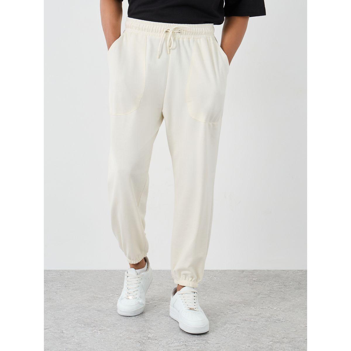 Styli Pack of 2 - Solid Oversized Panelled Terry Joggers-men-clothing-bottoms-joggers-image-6