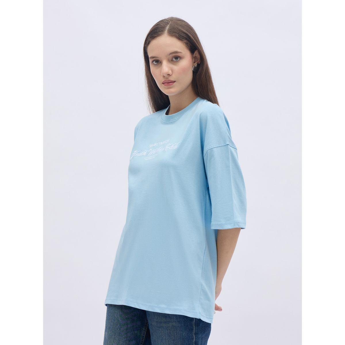 Styli Embroidered Slogan Oversized T-Shirt-women-clothing-tshirts-image-3