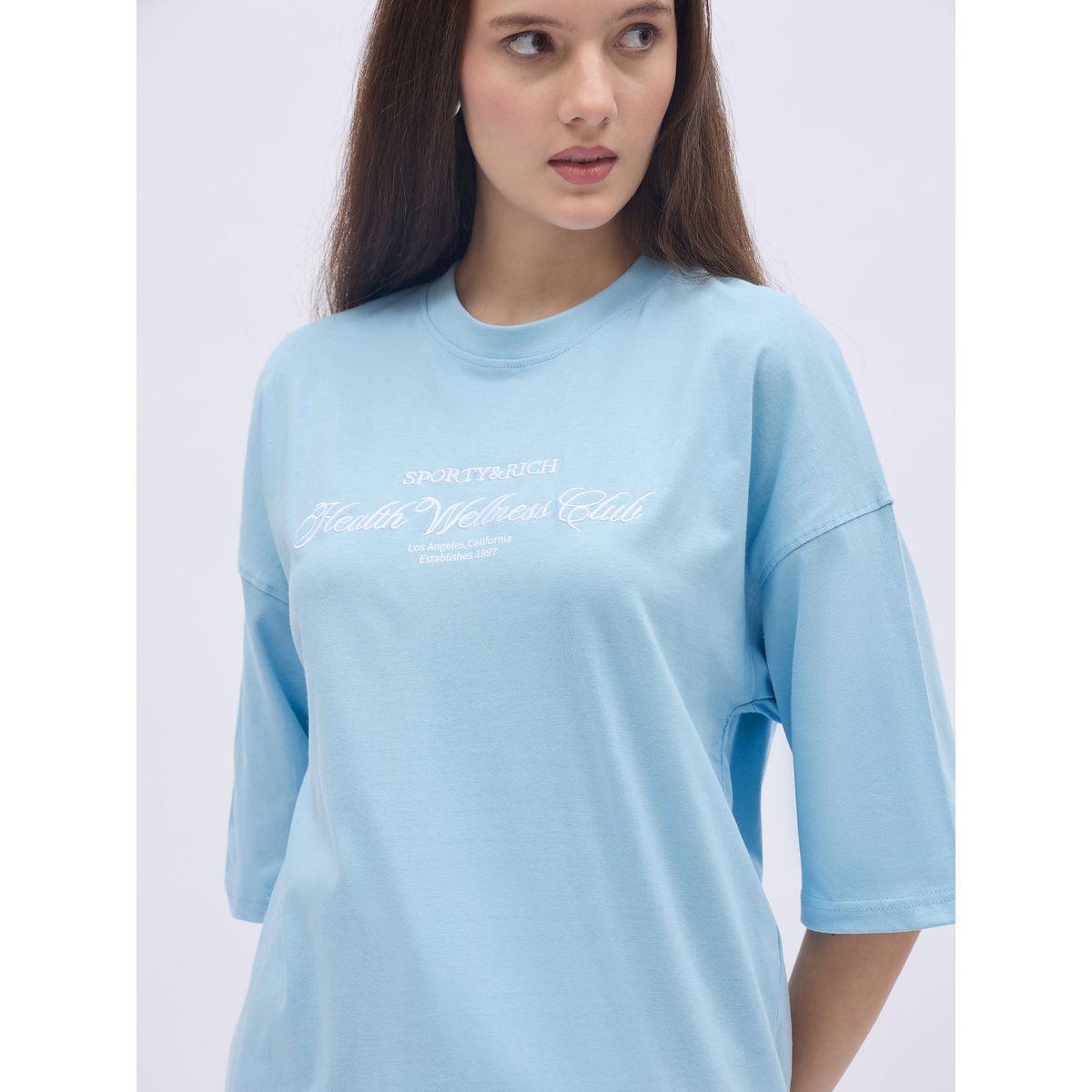 Styli Embroidered Slogan Oversized T-Shirt-women-clothing-tshirts-image-4