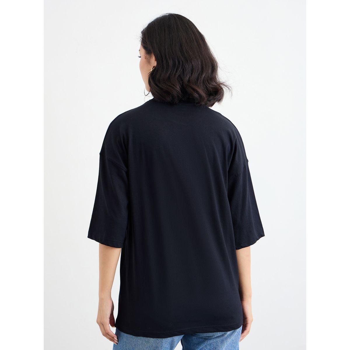 Styli Slogan Print Oversized T-Shirt-women-clothing-tshirts-image-4