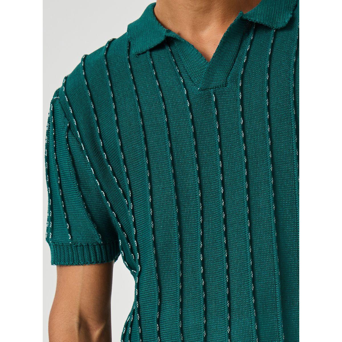 تيشيرت بقصة مريحة وأكمام قصيرة-men-clothing-tshirtsandpolos-polos-image-3