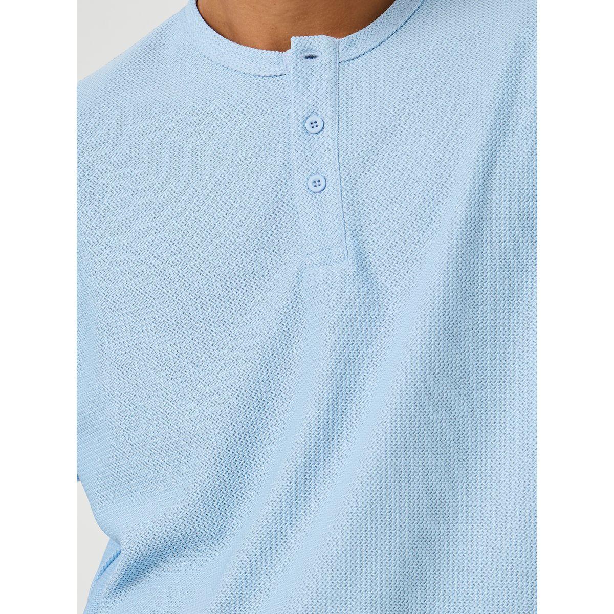 Styli Men Textured Henley Neck Relaxed Fit T-Shirt-men-clothing-tshirtsandpolos-tshirts-image-4