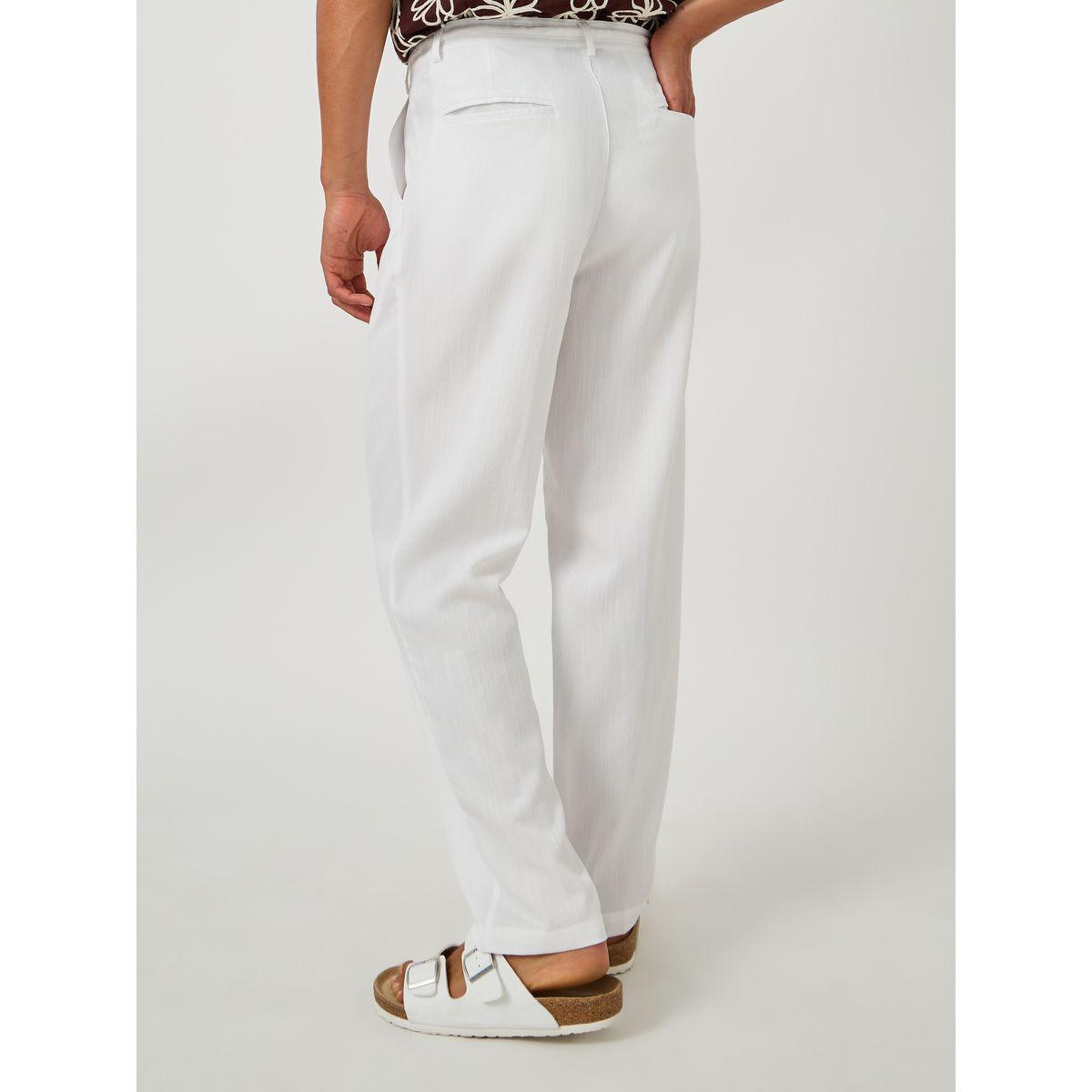 Styli Textured Pleated Tapered Fit Trousers-men-clothing-bottoms-joggers-image-4