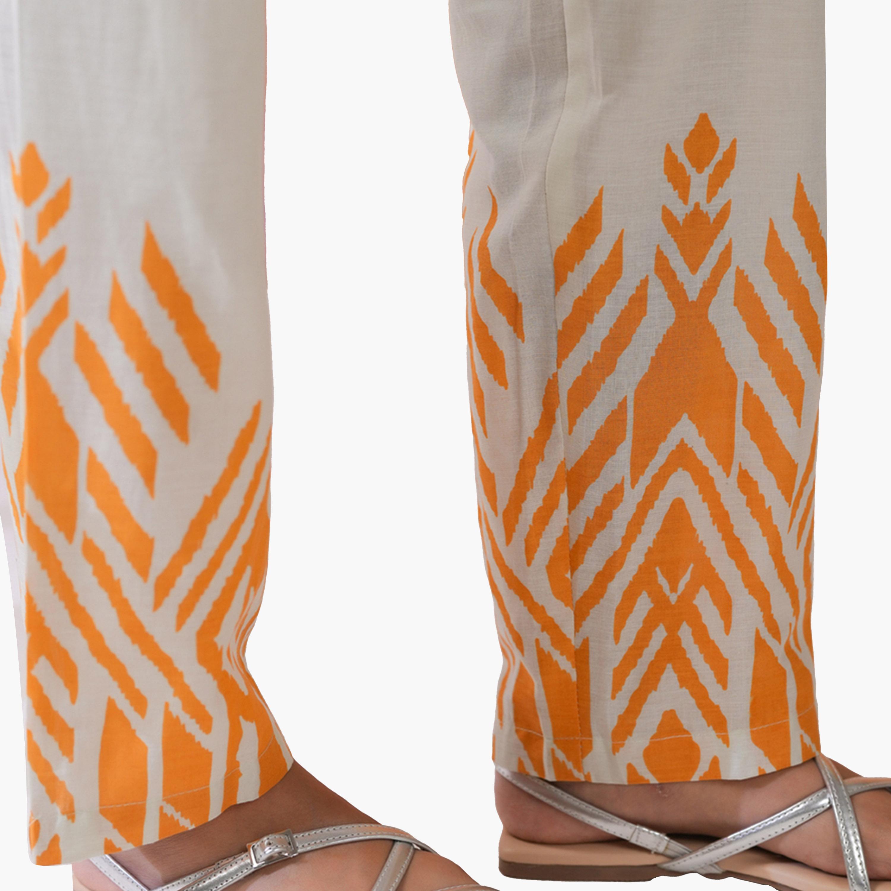 Sanskrutihomes X Styli Geometric Printed Pure Cotton Top and Pants Co-Ords-women-clothing-coordsets-image-9