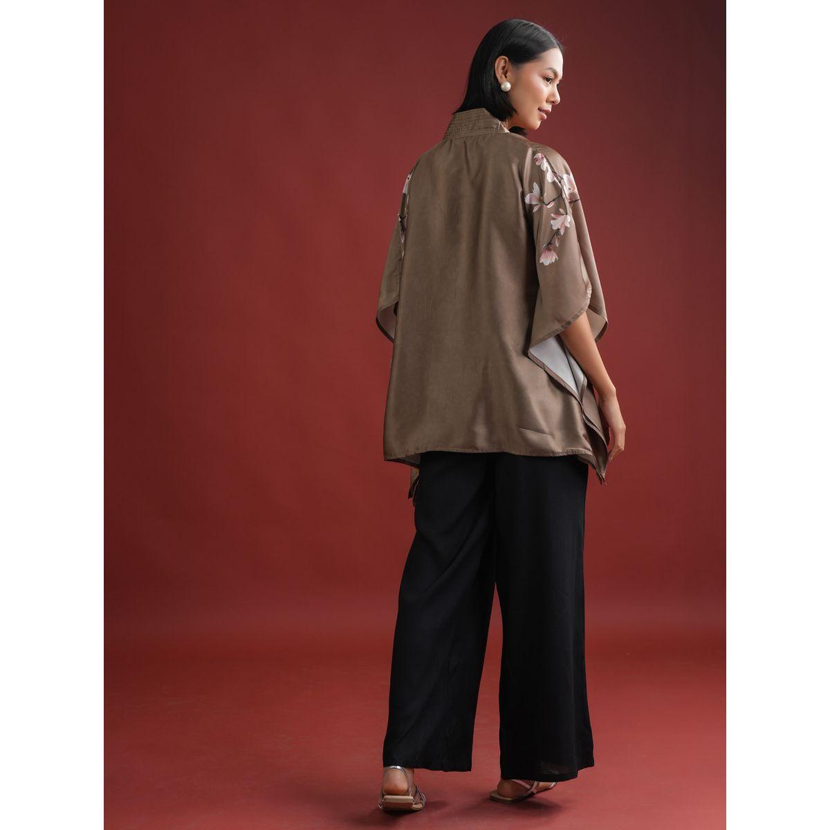 طقم منسق من بلوزة بنمط قفطان مع بنطال-women-clothing-coordsets-image-2