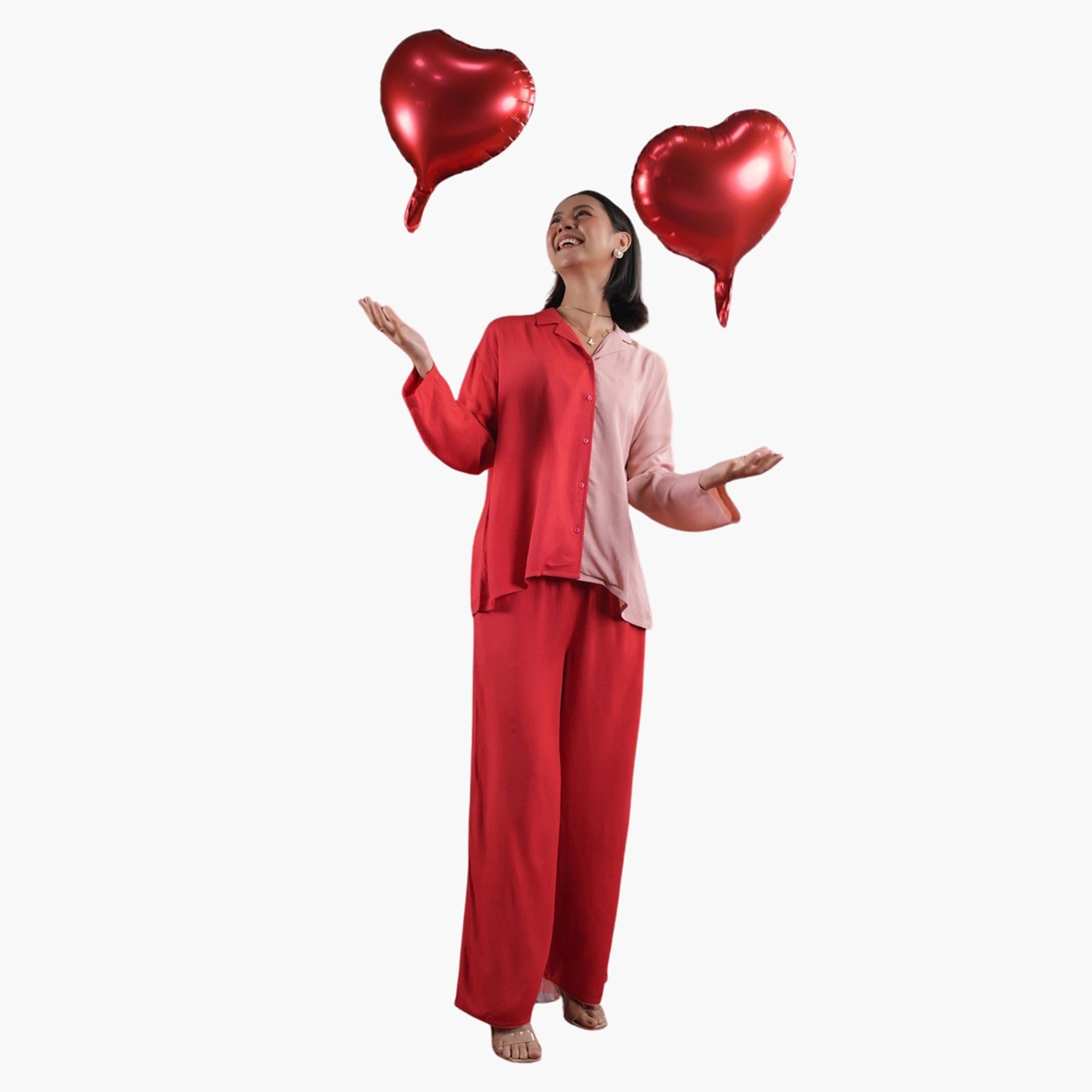 Sanskrutihomes X Styli Color Block Collared Shirt and Pyjama Set-women-clothing-nightwear-pyjamas-longsets-image-14