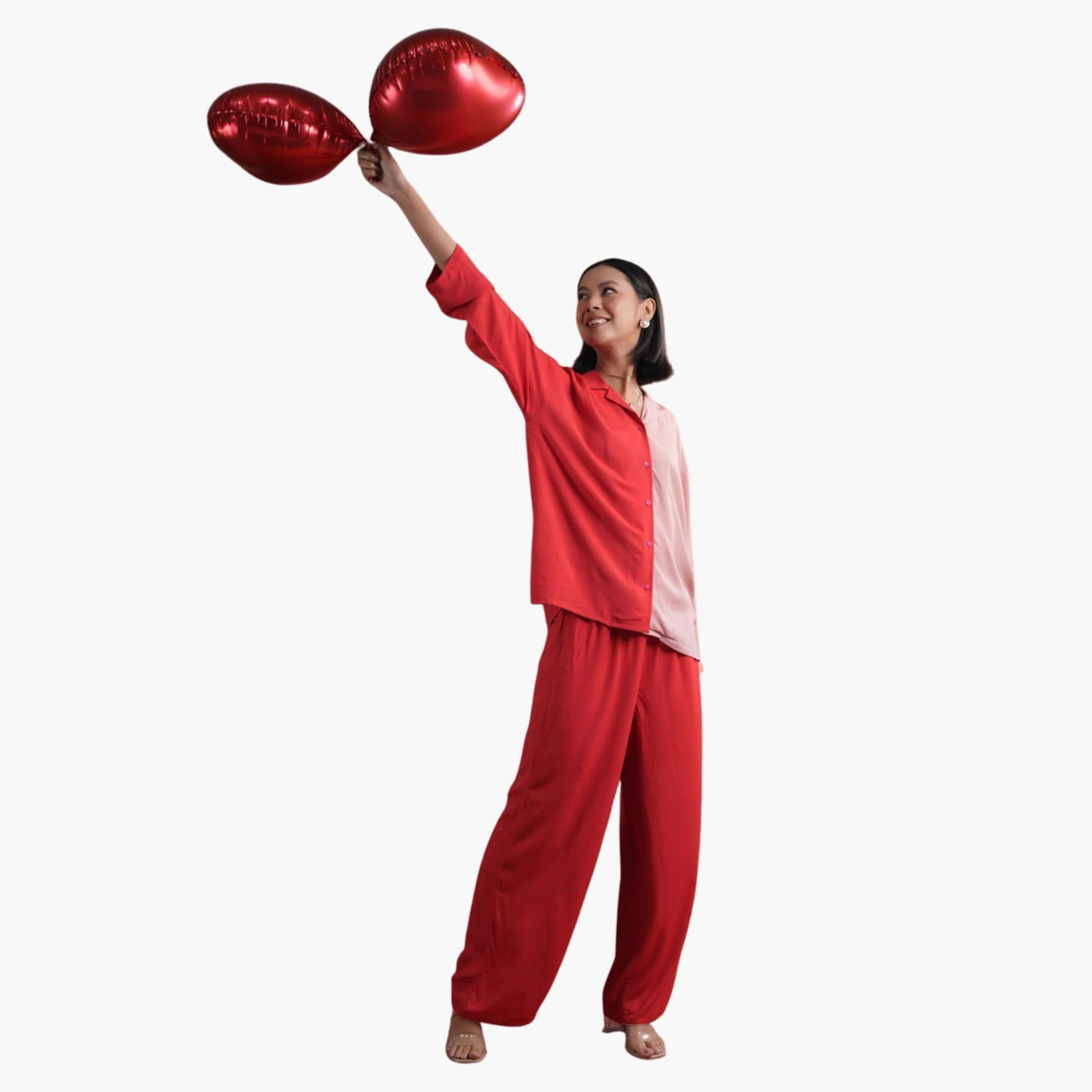 Sanskrutihomes X Styli Color Block Collared Shirt and Pyjama Set-women-clothing-nightwear-pyjamas-longsets-image-20
