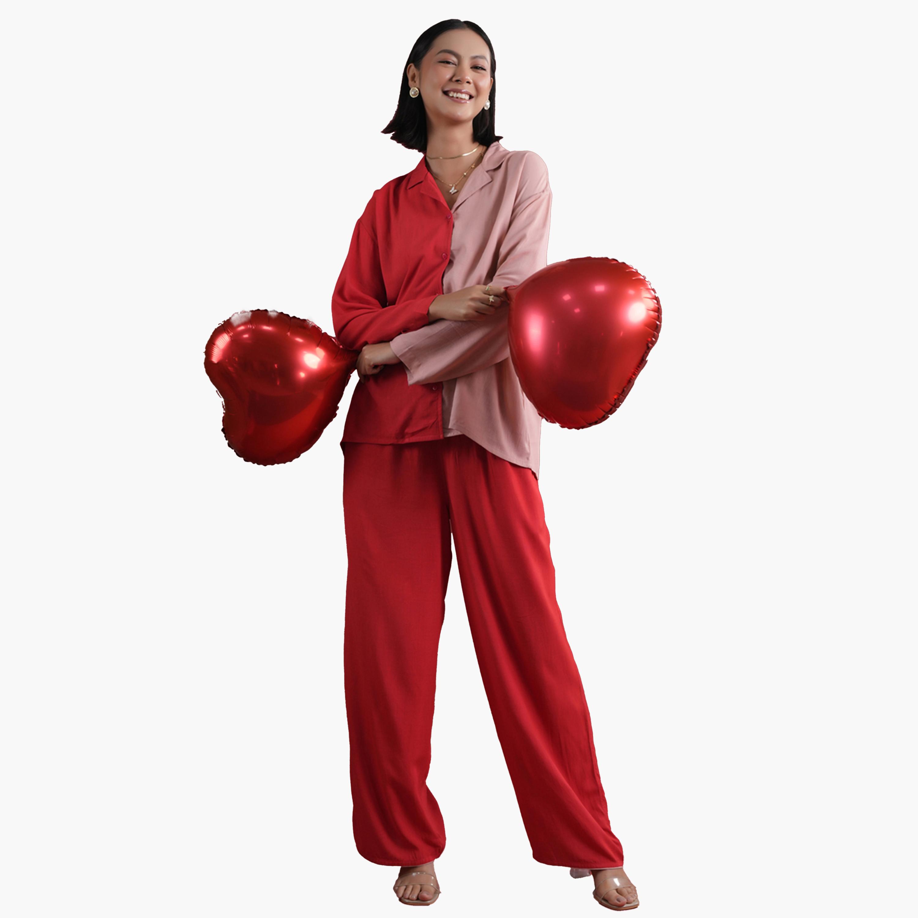 Sanskrutihomes X Styli Color Block Collared Shirt and Pyjama Set-women-clothing-nightwear-pyjamas-longsets-image-21