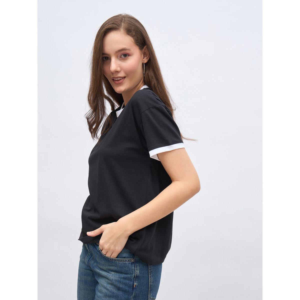 Styli Embroidered Detail Boxy Fit T-Shirt-women-clothing-tshirts-image-3