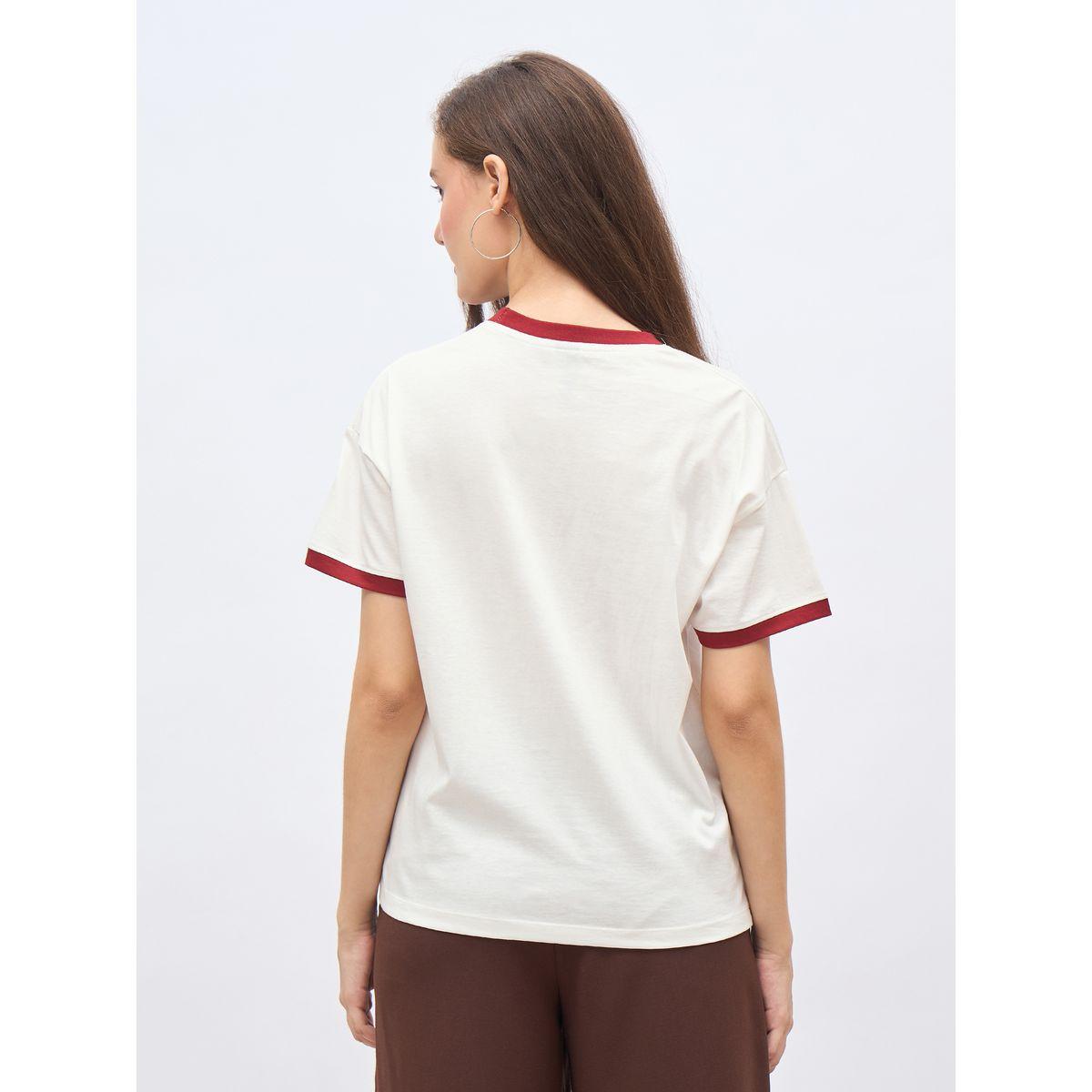 Styli Embroidered Detail Boxy Fit T-Shirt-women-clothing-tshirts-image-5